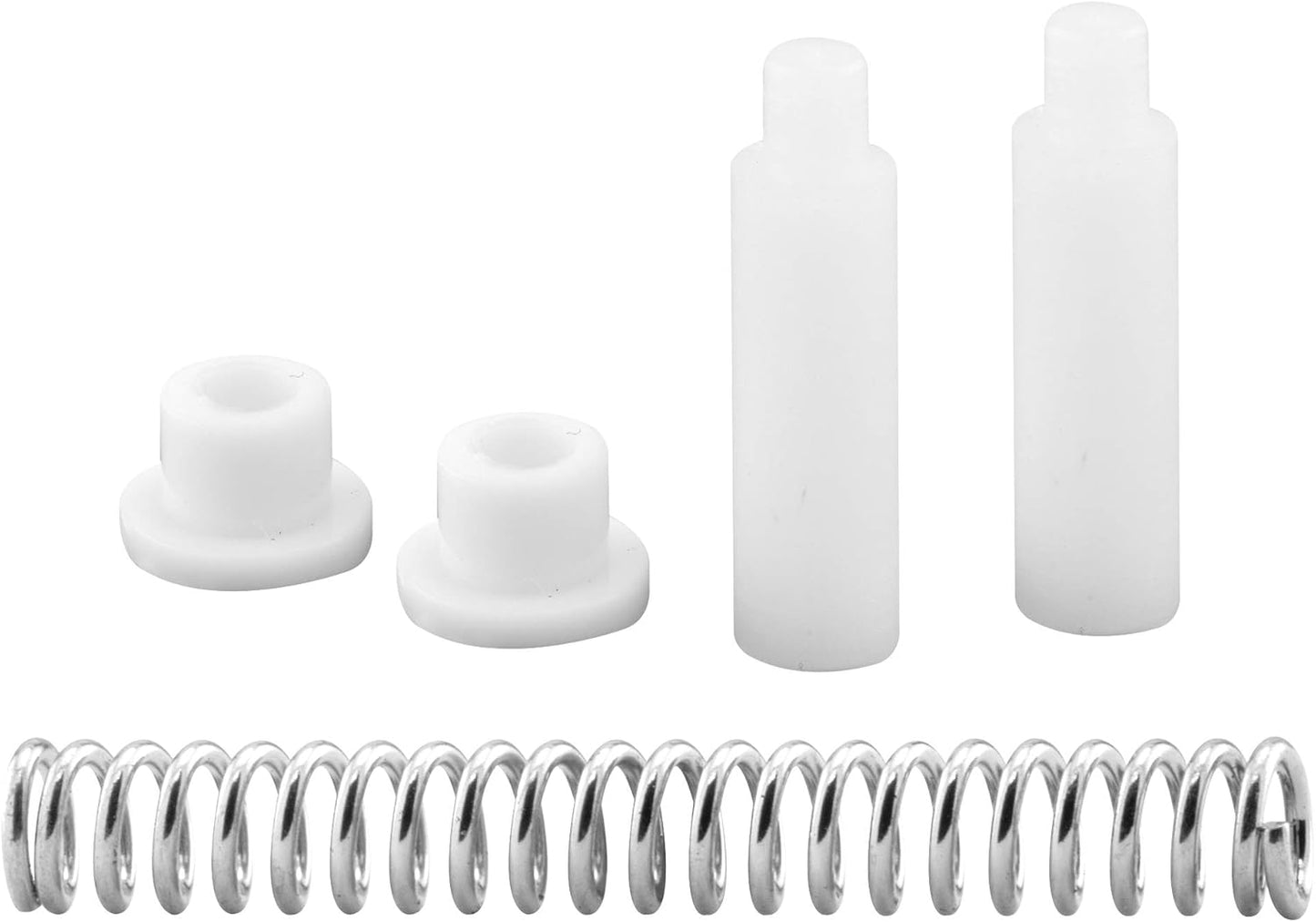 Storm Door Hinge Pin Kit with Steel and Nylon Construction - 2-9/16 In. Springs, 5/16 In. Diameter Pins and Bushings, White (3 Sets)