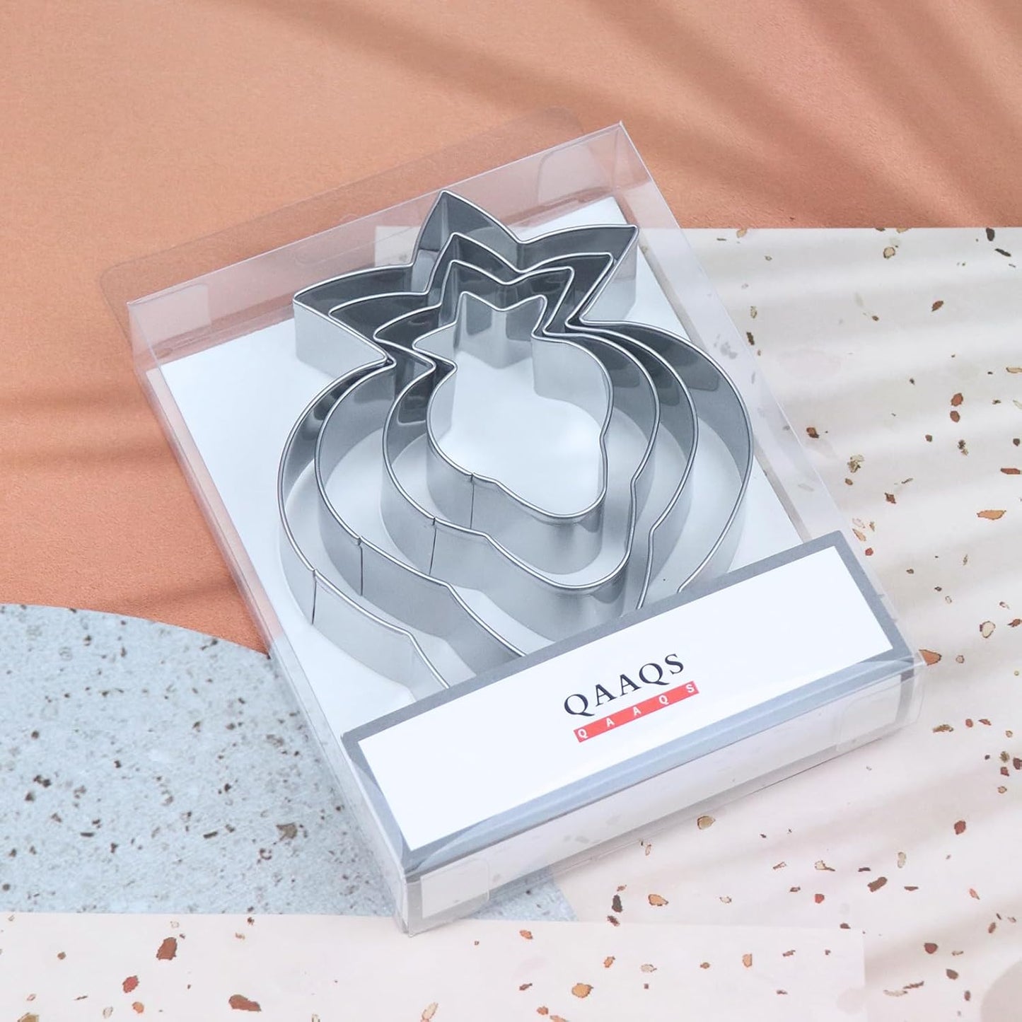 Strawberry Cookie Cutter Set - Assorted Sizes - Fruit Fondant Molds - Stainless Steel