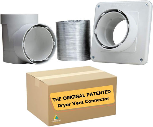 STV-DLX Dryer Connection Kit | Easy Hookup for Standard 4" Dryer Ducts | Laundry Dryer Installation