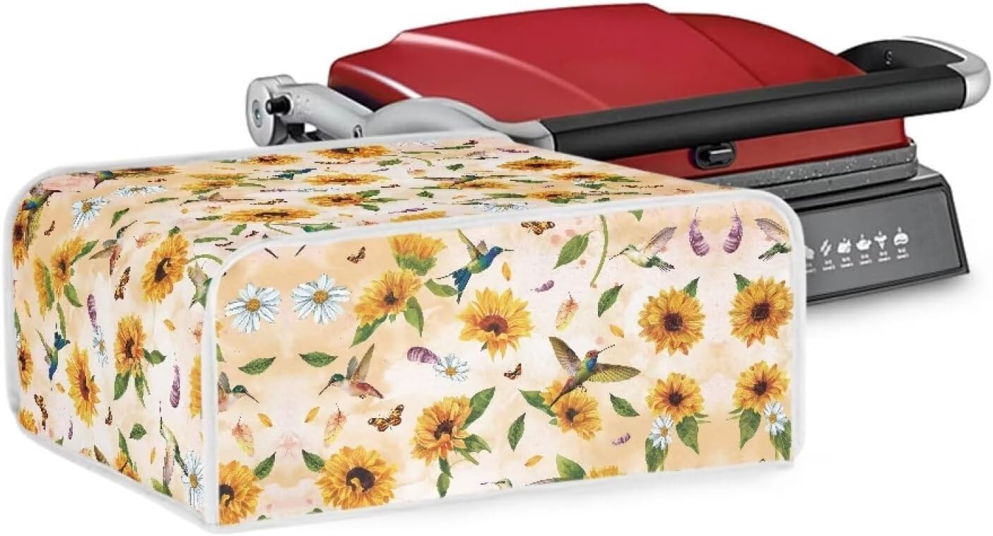Sunflower Grill Pan Dust Cover - Durable, Lightweight, Easy to Clean – Protective Cover for Pizza Maker and Sandwich Maker