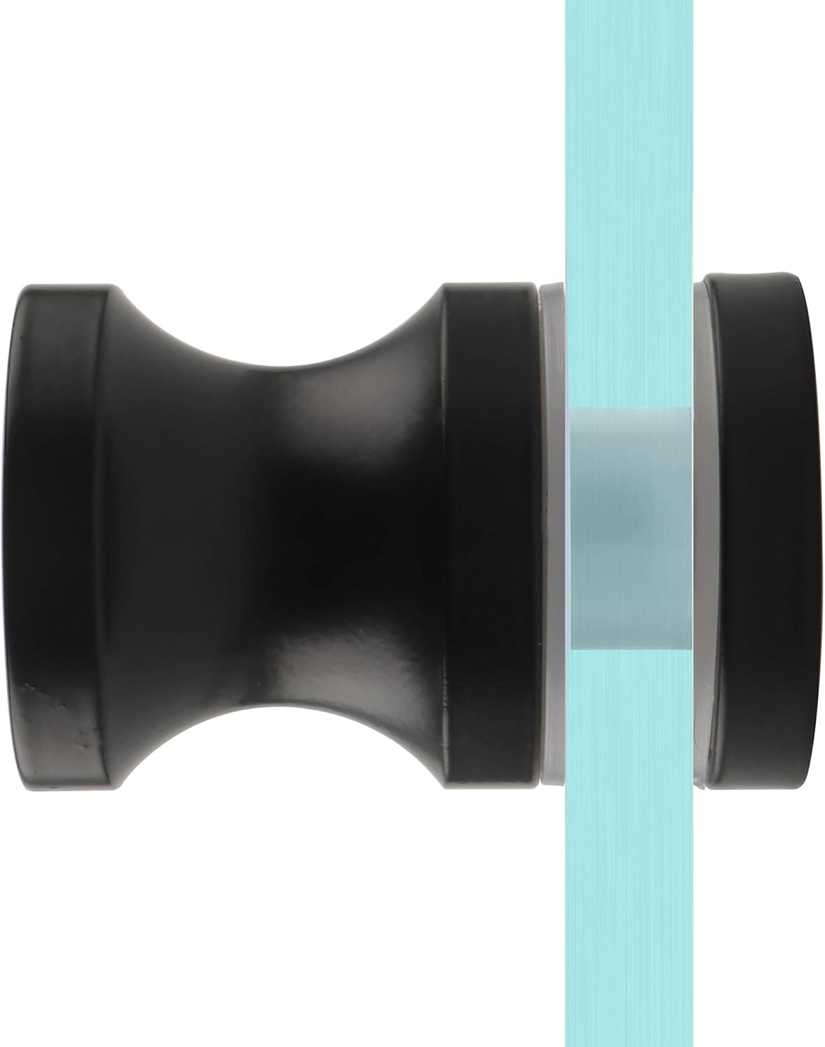 SUS304 Stainless Steel Black Finish Shower Glass Door Handle for Bathroom Sliding Doors - Alise L9000-B