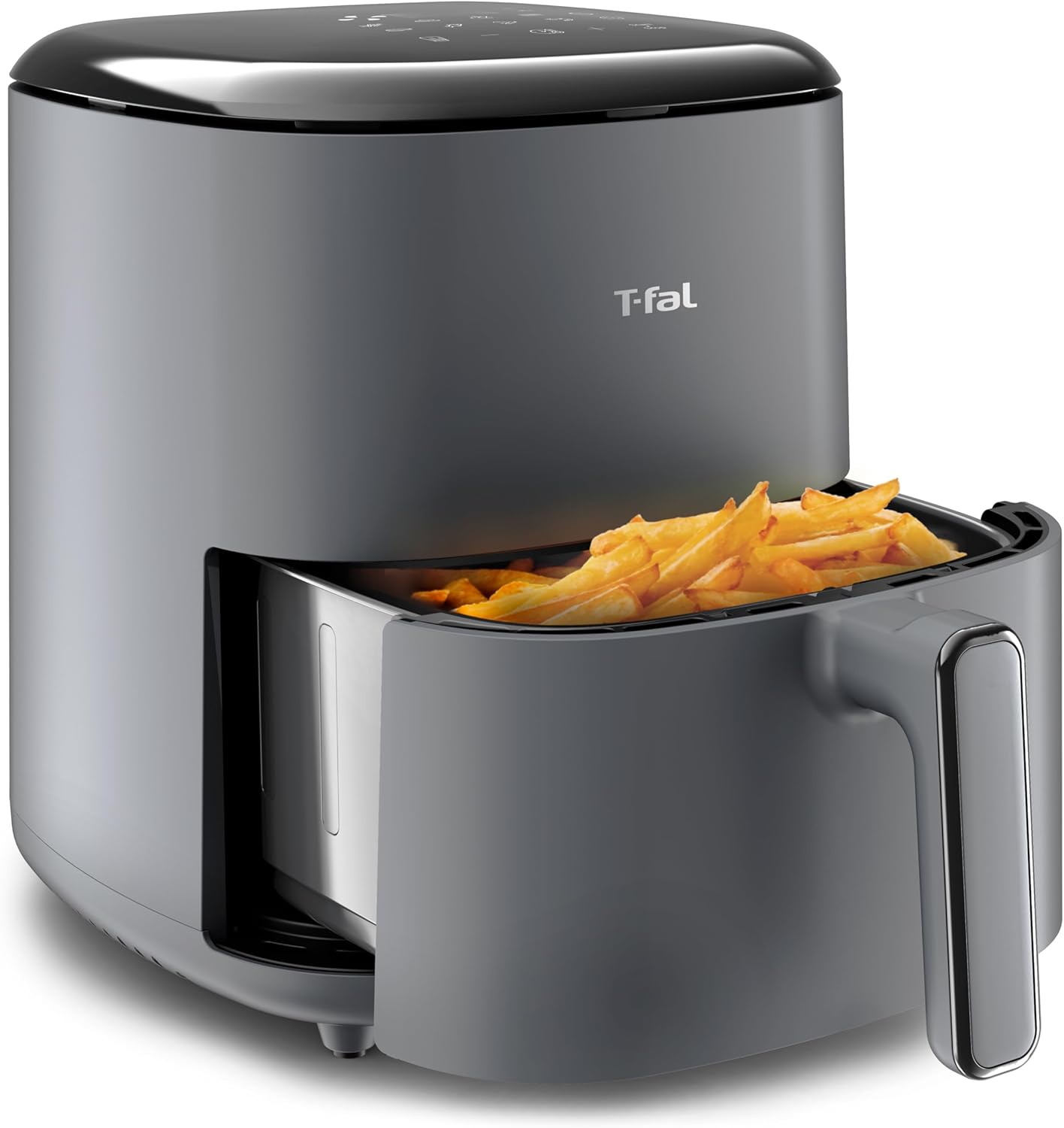 T-fal Easy Fry Max 5.3 qt Digital Air Fryer - 10 Cooking Programs, Touchscreen, Dishwasher-Safe, Fast & Healthy Cooking, Grey