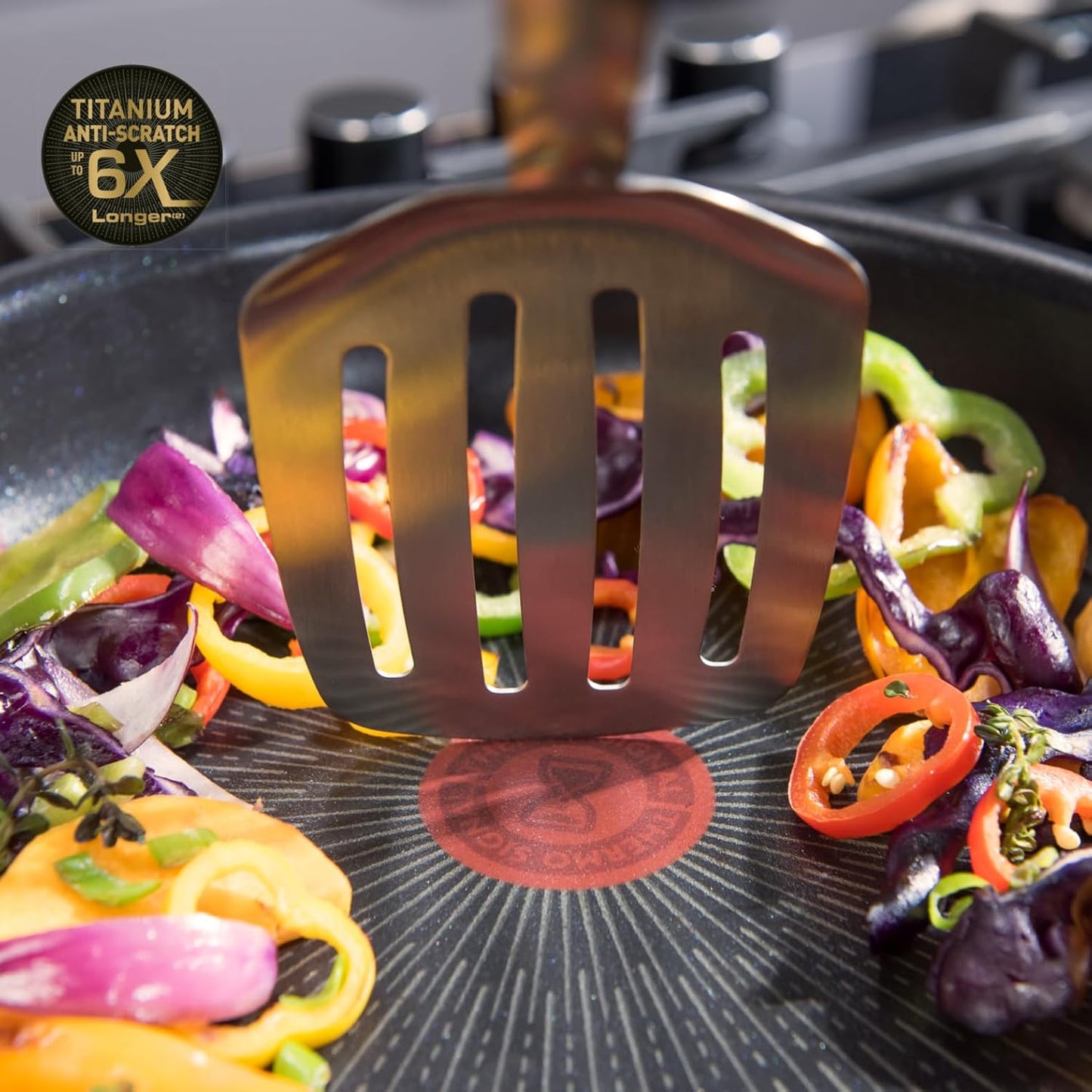 T-Fal Tefal Ingenio 15-Piece Cookware Set, Stainless Steel, Non-Stick Coating, Induction Compatible, Temperature Indicator, Space-Saving Design, Made in France