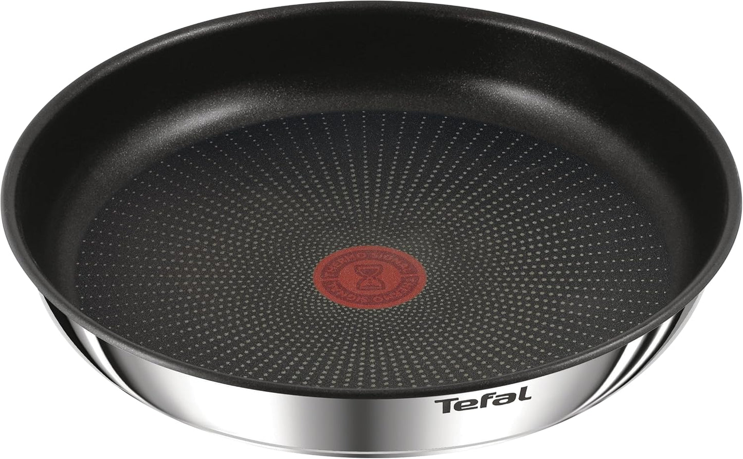 T-Fal Tefal Ingenio Emotion 10-Piece Stainless Steel Cookware Set with Non-Stick Coating, Induction Compatible, Dishwasher Safe, Stackable