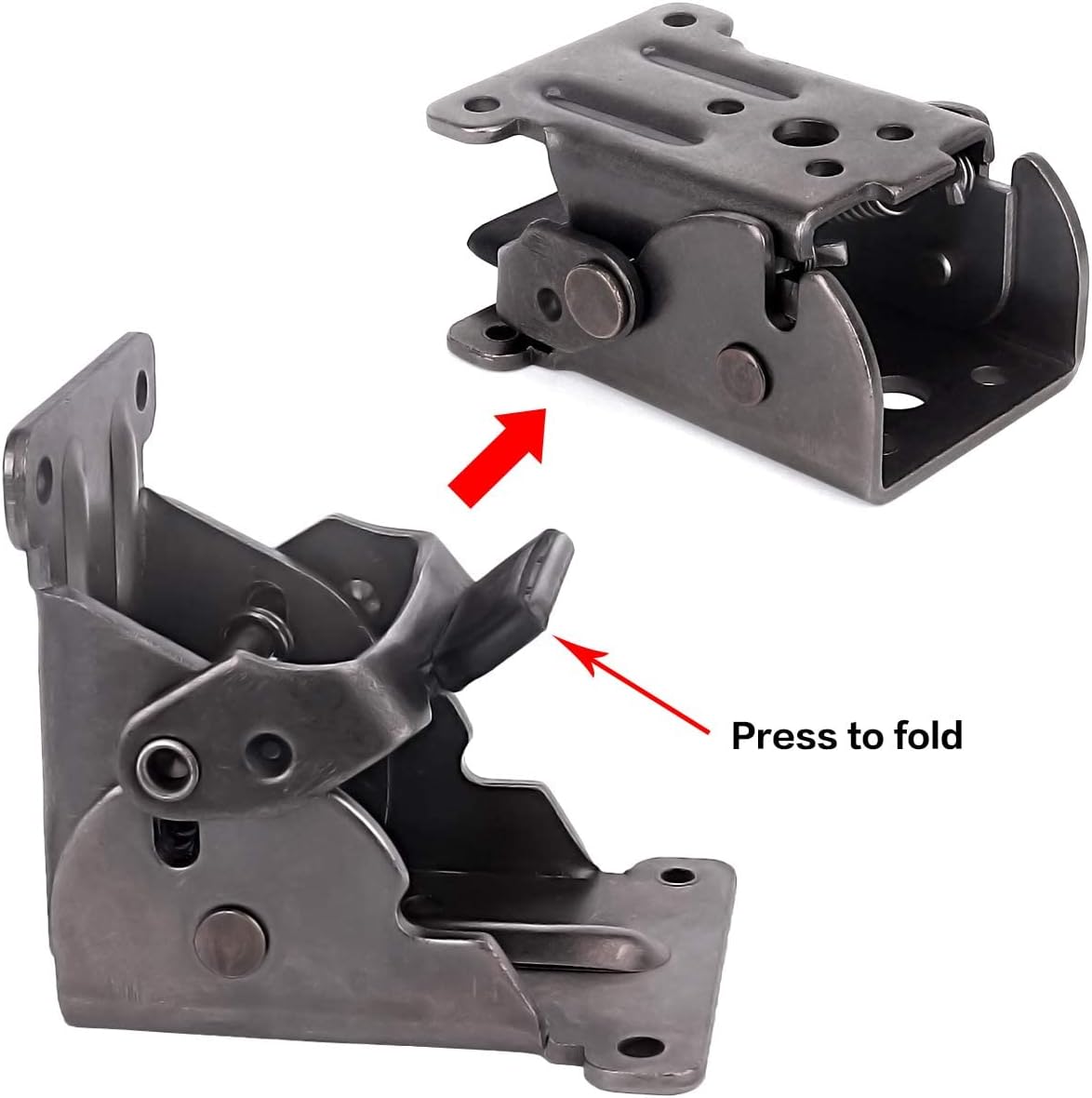 Table Bed Leg Support Brackets - 8 Pack Folding Lock Extension Brackets with Screws by TopDirect