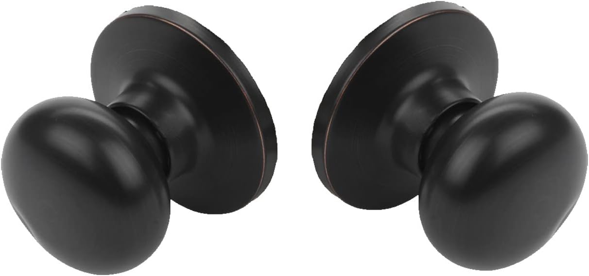 Tahoe Individual Dummy Door Knob in Aged Oil Rubbed Bronze by Dynasty Hardware