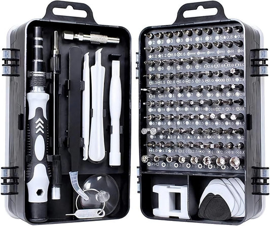 Taihom 115 in 1 Black Magnetic Precision Screwdriver Set for Glasses PC Laptop Mobile Digital Watch