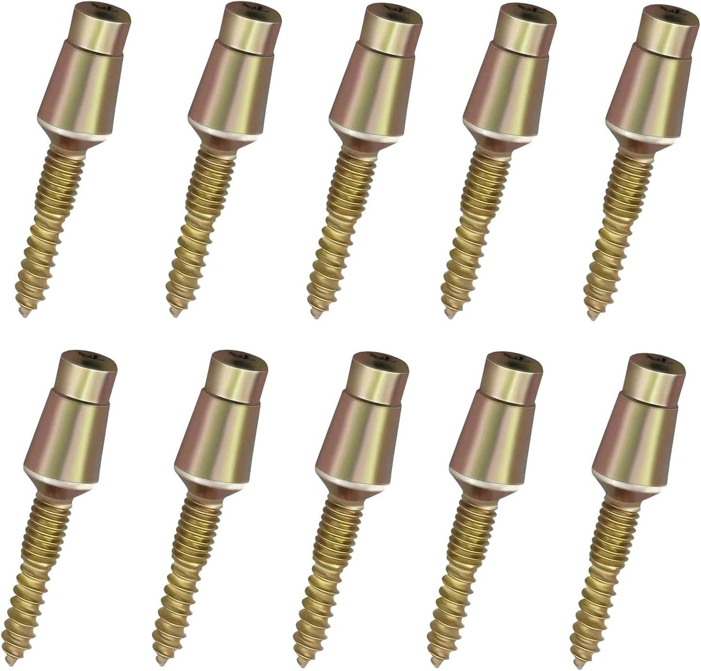 Tamper Proof Door Hinge Security Screws for Exterior Doors - 10-Pack