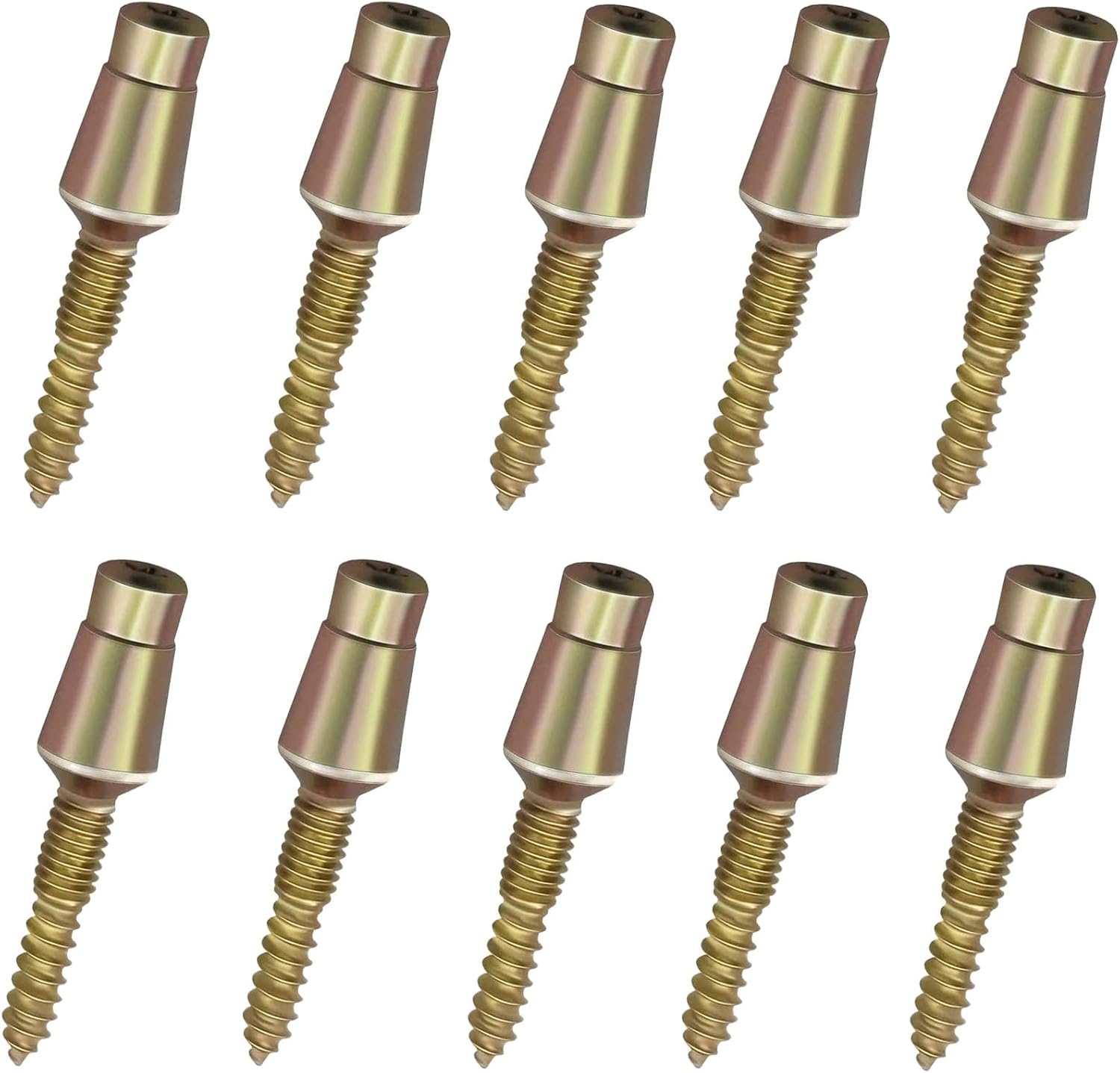 Tamper Proof Door Hinge Security Screws for Exterior Doors - 10-Pack