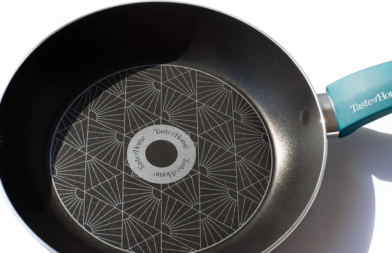 Taste of Home 2-Piece Non-Stick Aluminum Skillets Set - 9.5 and 11-inch