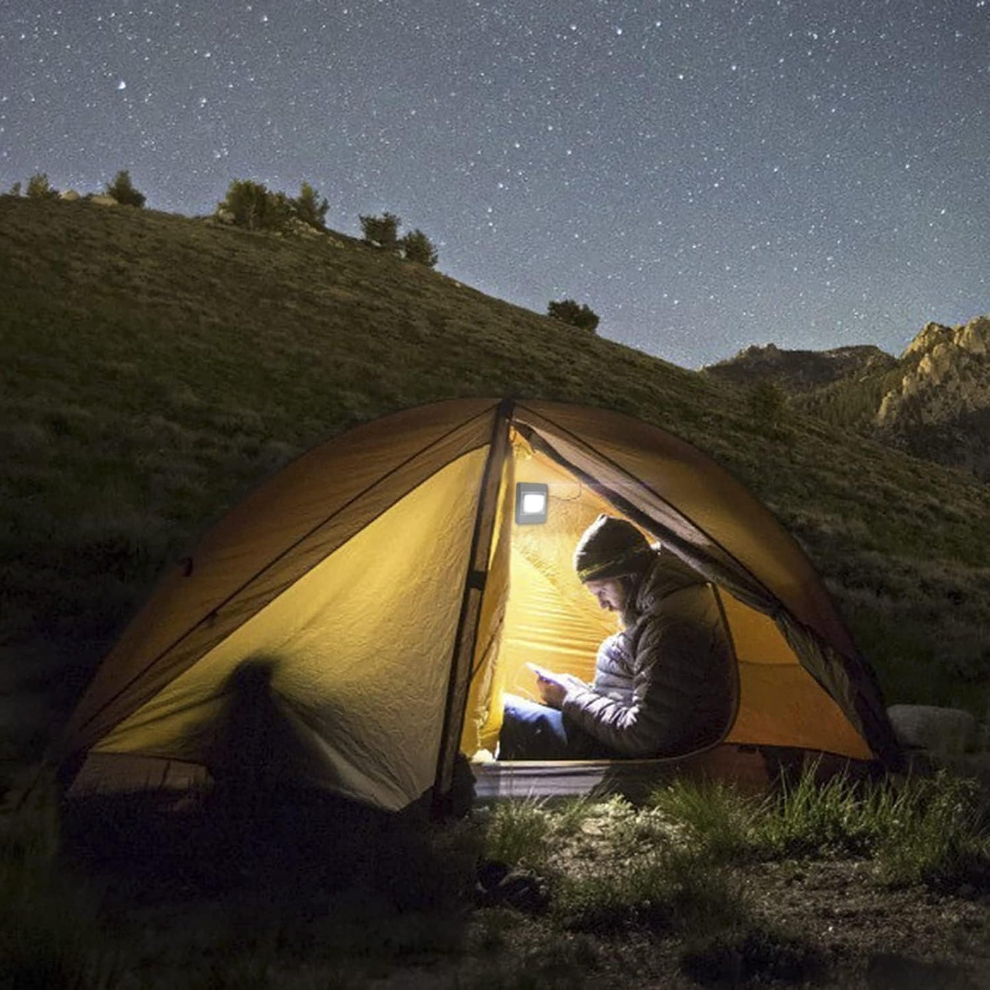 TBTeek Closet Light 4 Pack - Super Bright Battery Operated Stick Anywhere Nightlight for Closet, Shed, Attic - 200 LM Cob Led Lamp - Tap Lights for Emergency Situations