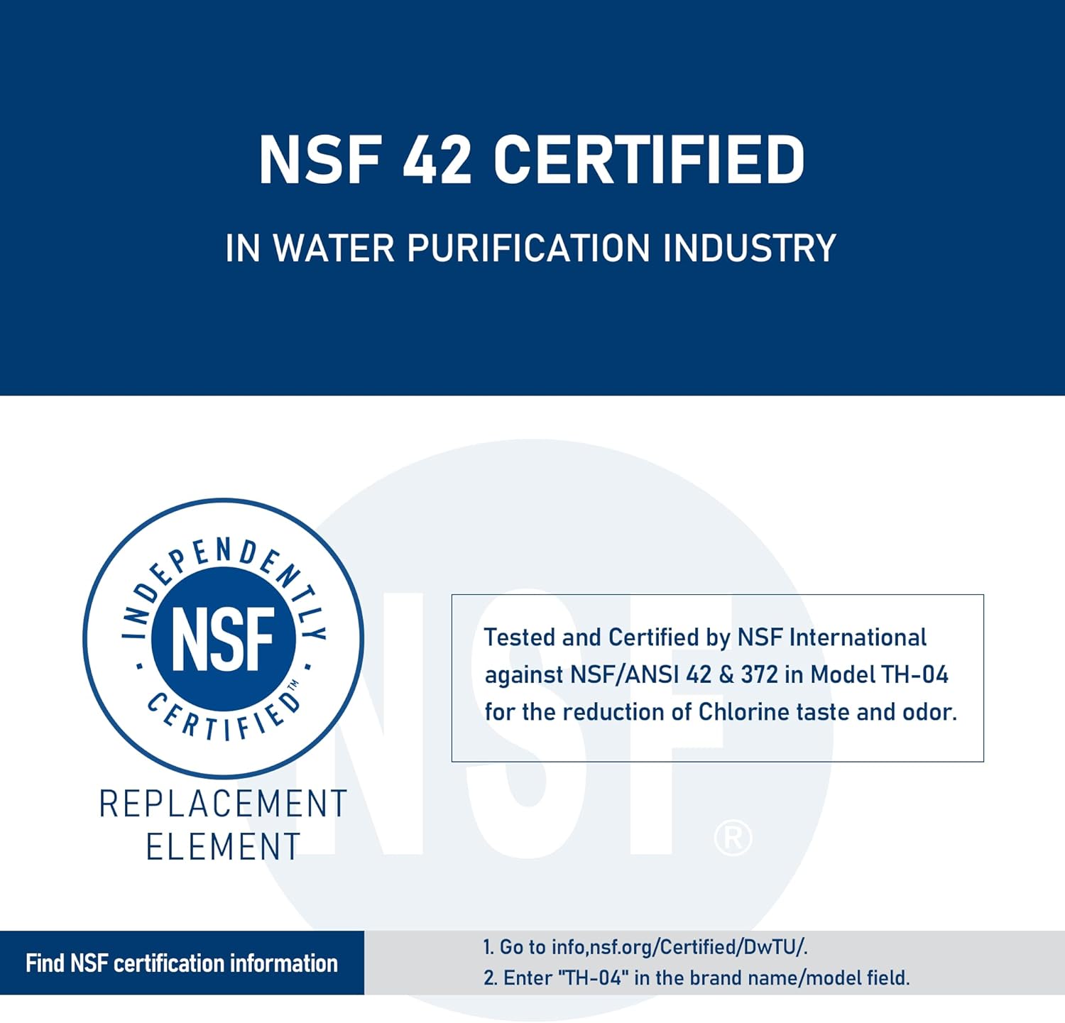 TEEHAY WF3CB Water Filter Replacement 4 Pack - Compatible with Frigidaire PureSource 3 WF3CB - Height 9 Inches - Replaces 706465, 242069601, 242086201 - AP4567491, PS3412266