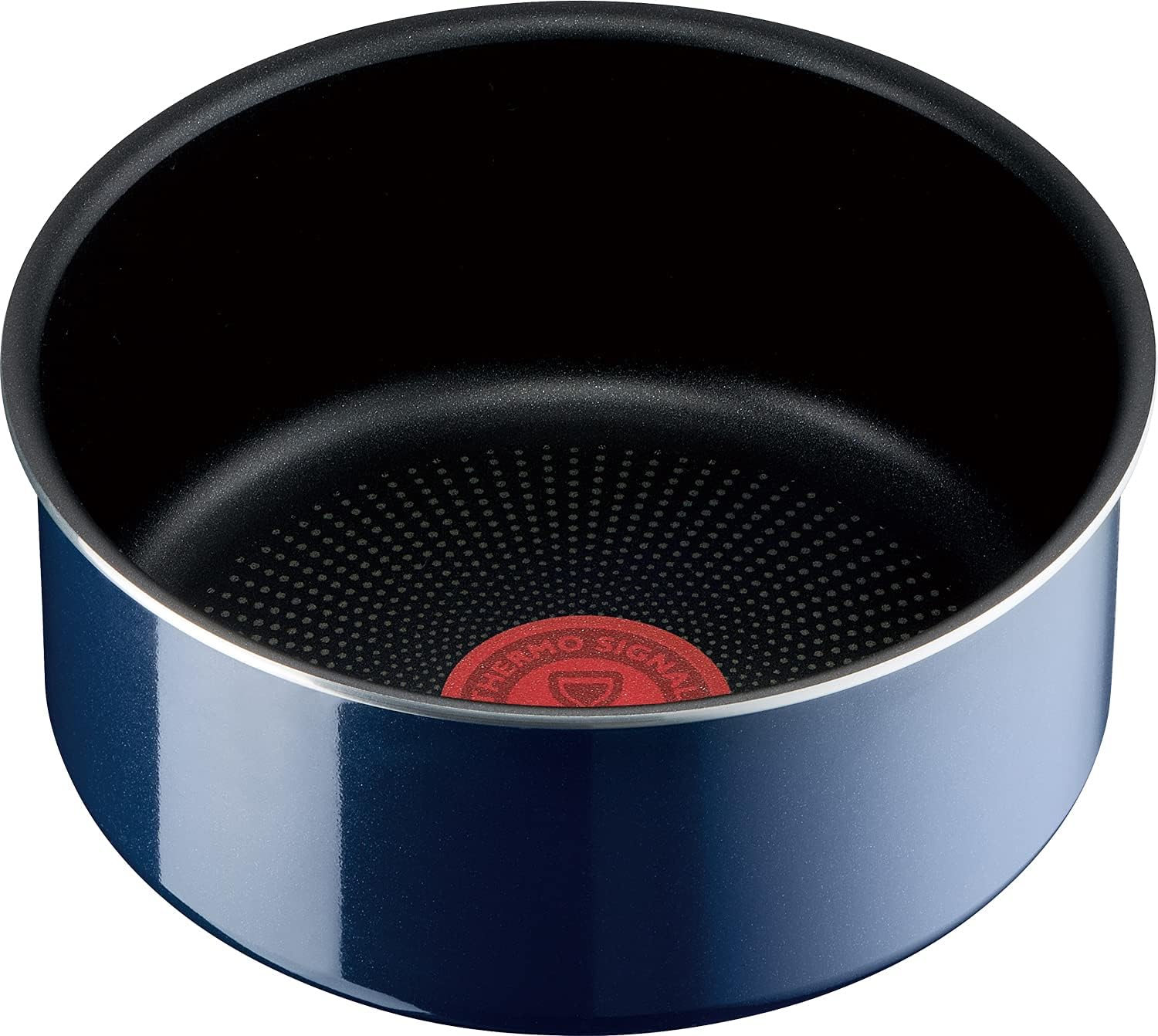 Tefal Ingenio Neo Royal Blue Intense Saucepan, Single Handled Pot, 6.3 Inches, Non-Stick, for Gas Fire