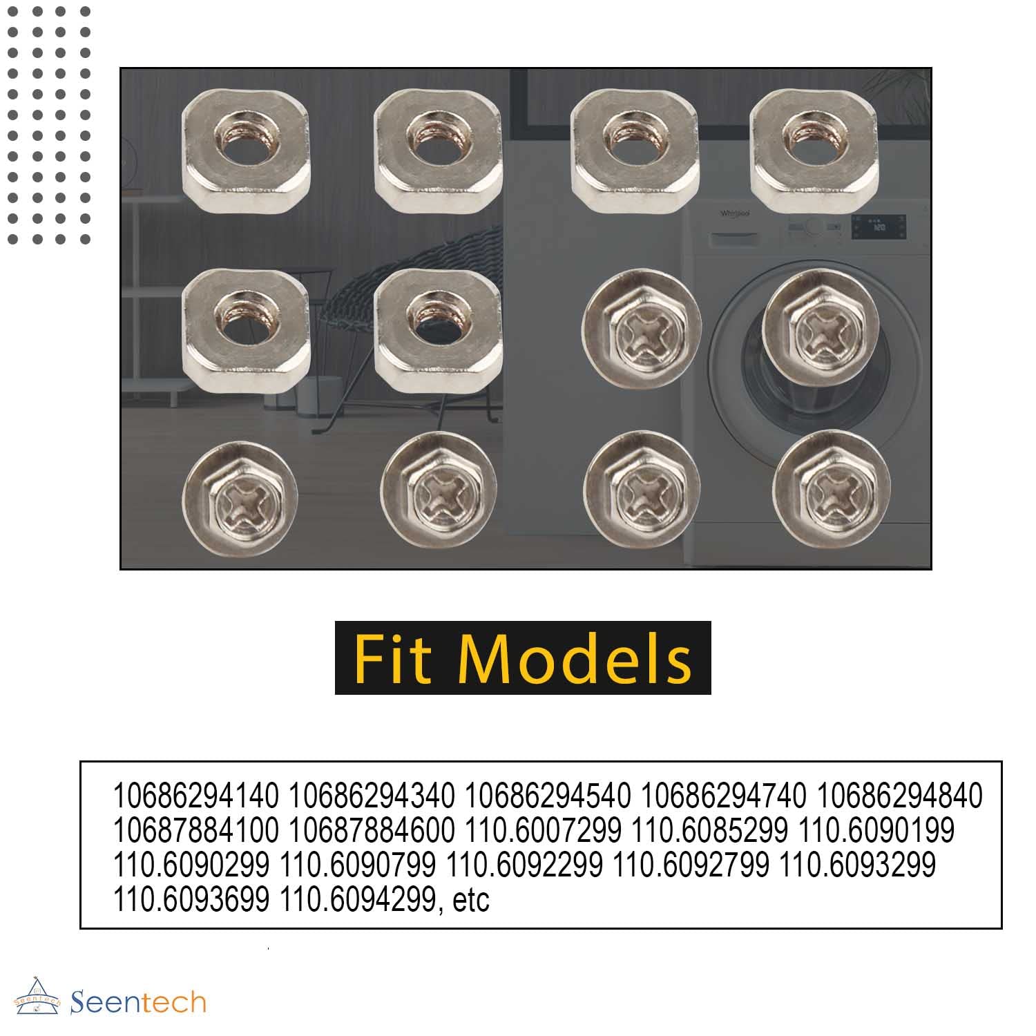 Terminal Block Screw Kit for Whirlpool Kenmore Dryers - Replaces 279393 279393D 279393VP - Pack of 6