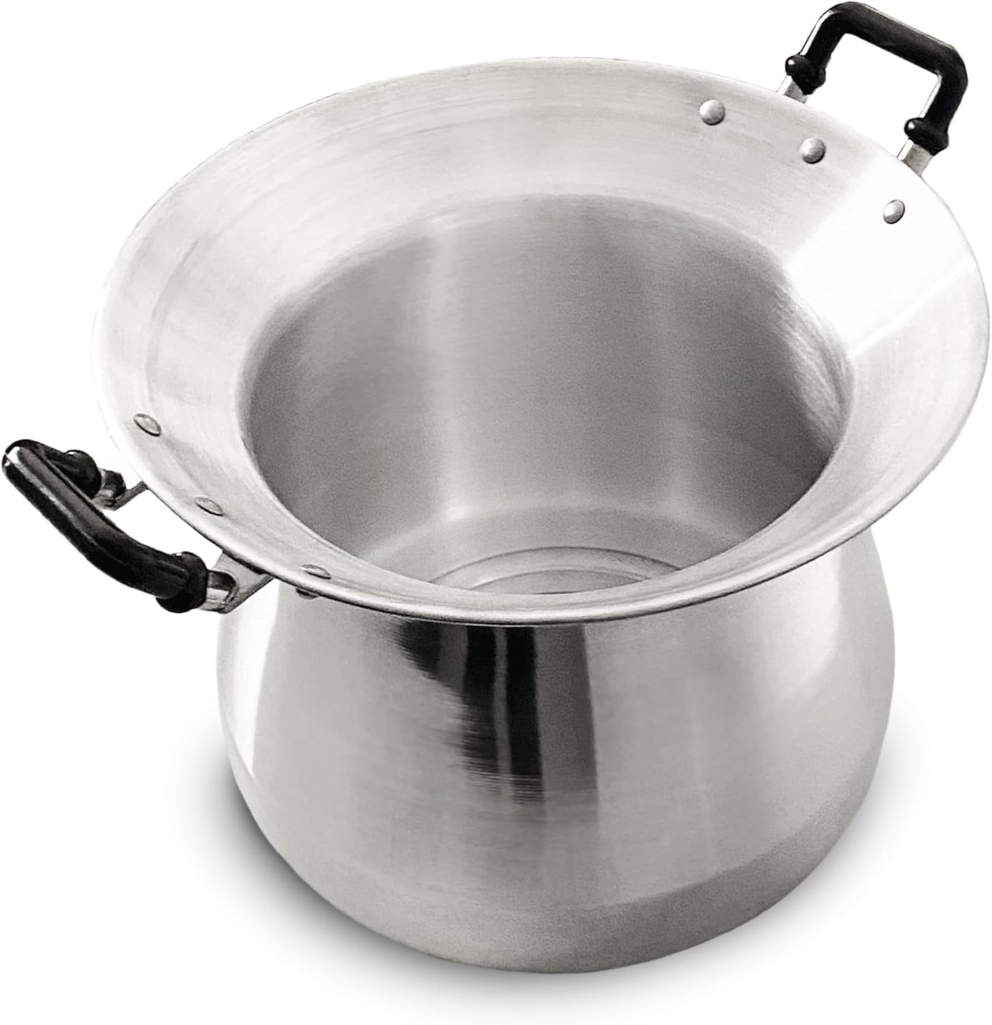 Thai Sticky Rice Cooking Set: Chef-Grade Aluminum Pot and Bamboo Steamer Basket with Spoon and Cheesecloth