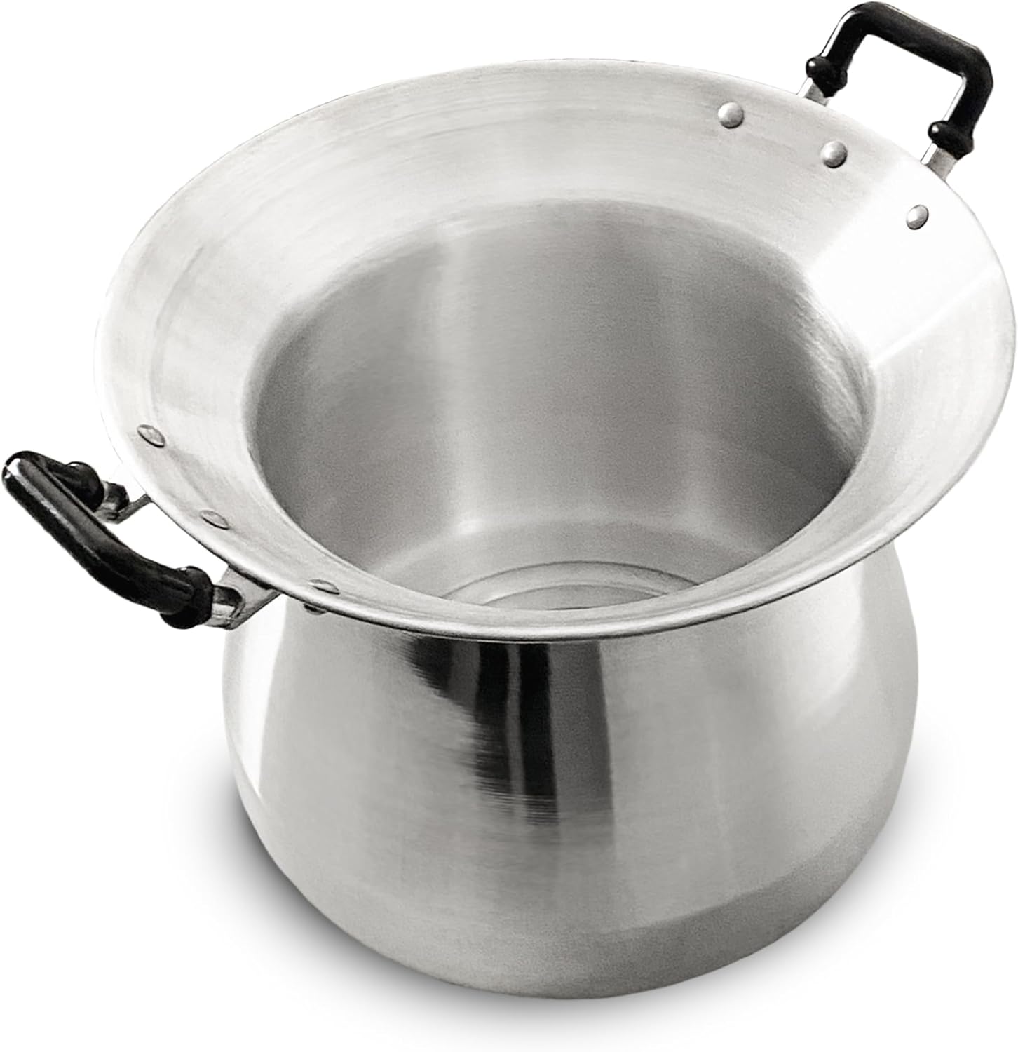 Thai Sticky Rice Cooking Set: Chef-Grade Aluminum Pot and Bamboo Steamer Basket with Spoon and Cheesecloth