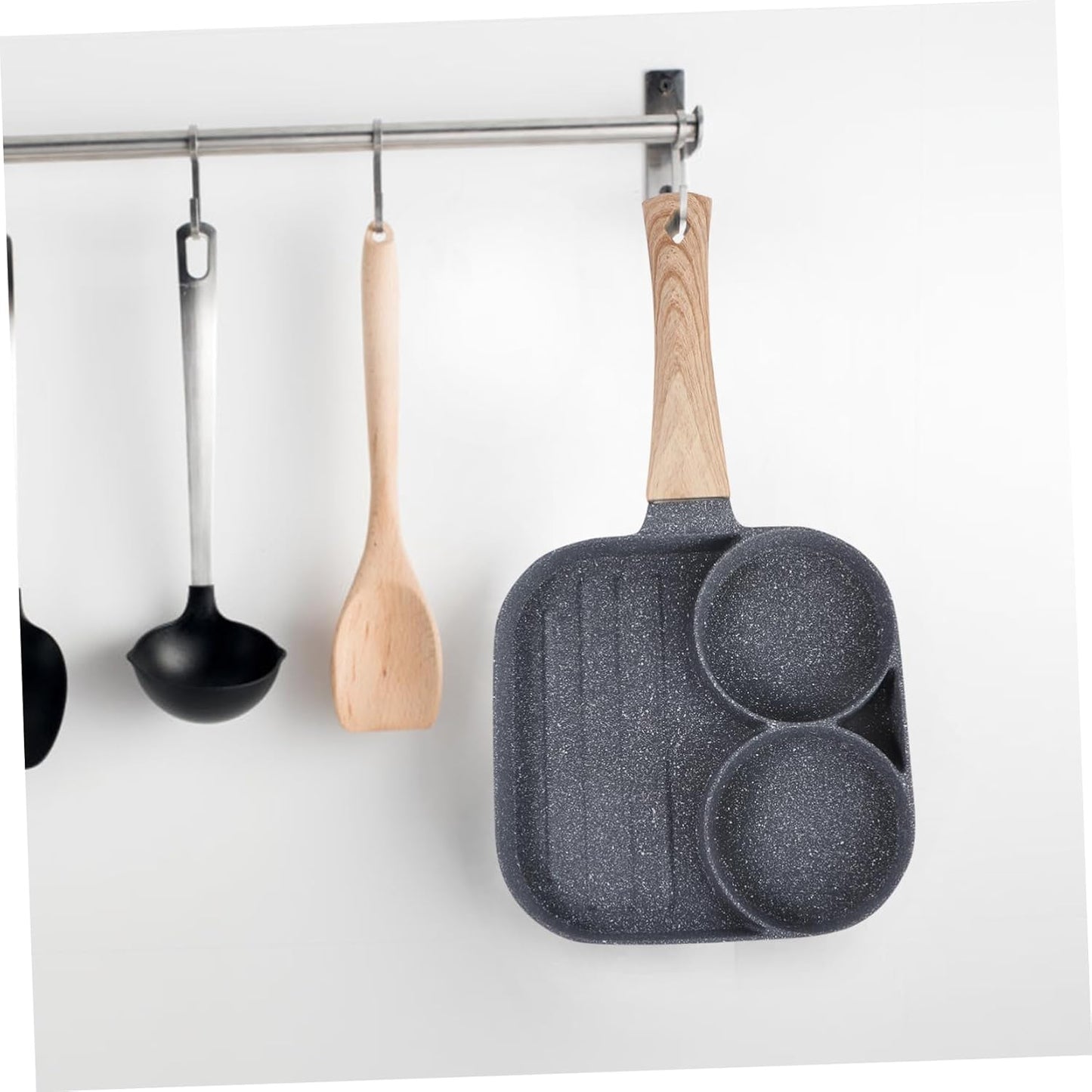 Thick Non-Stick Egg Sandwich Mould with Frying Pot and Hanging Hole