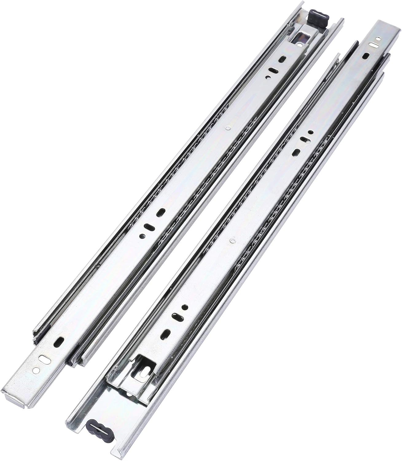 Tobinice 10 Pairs 22 Inch Hardware 3-Section Full Extension Ball Bearing Drawer Slides, 100 LB Capacity
