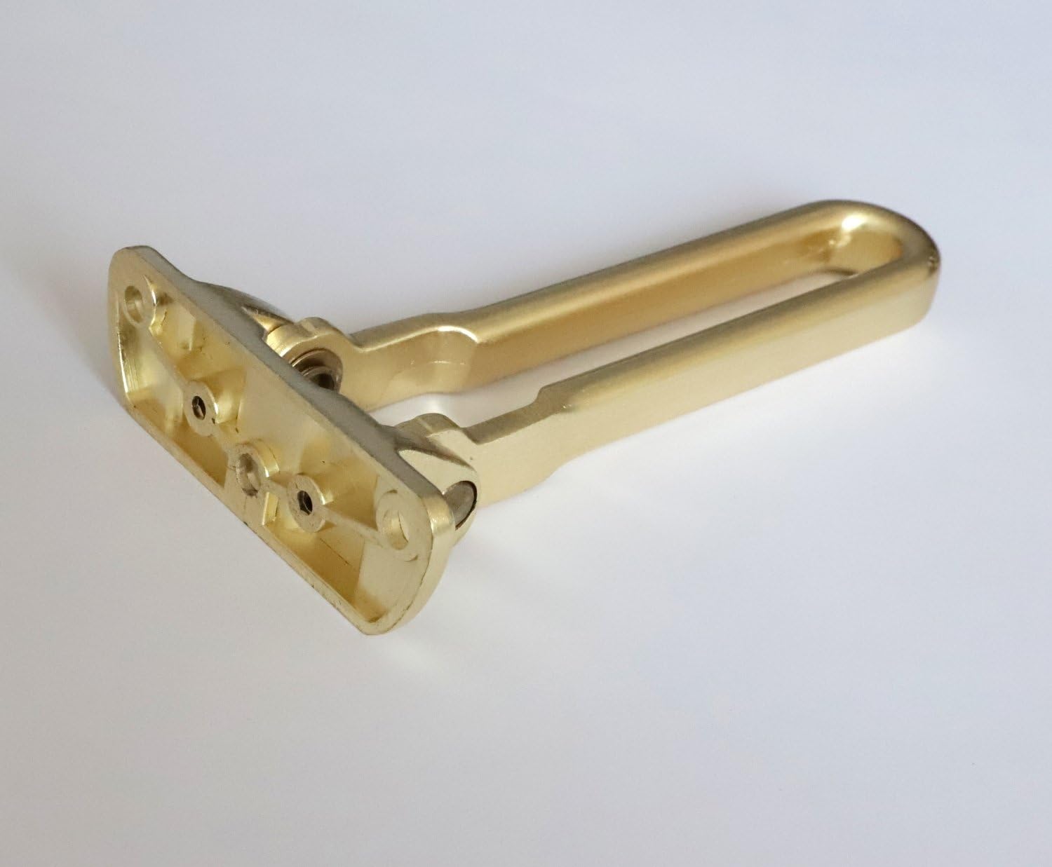 TOGU Solid Thicken Door Security Guard - Swing Bar Latch for Home, Apartment, Hotel - Burglar-Proof Padlock Clasp - Satin Gold