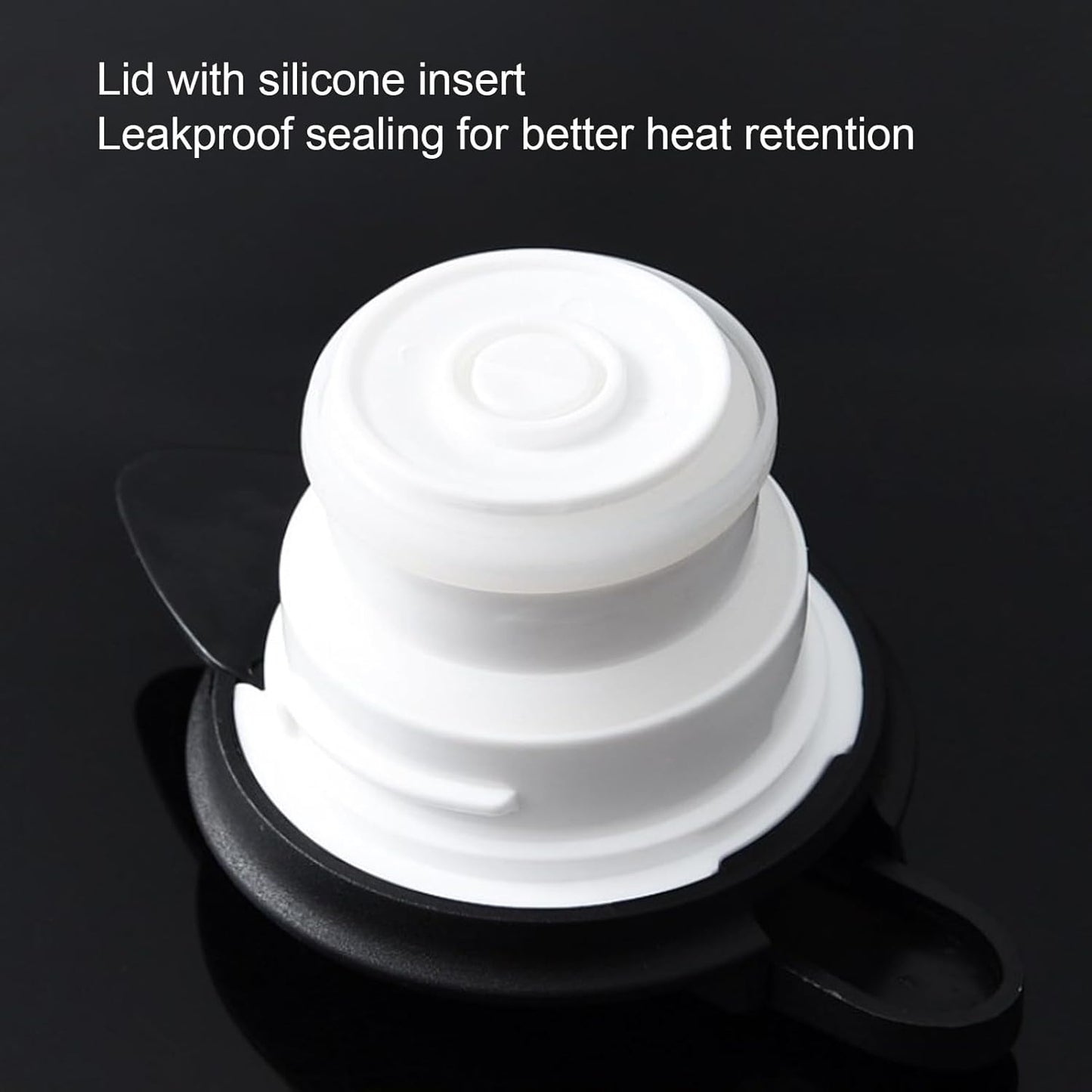 Tomotato 2L Stainless Steel Thermal Carafe - Double Walled Vacuum Insulation - 12 Hour Heat Retention - Hot Water Tea Kettle - Brushed Silver