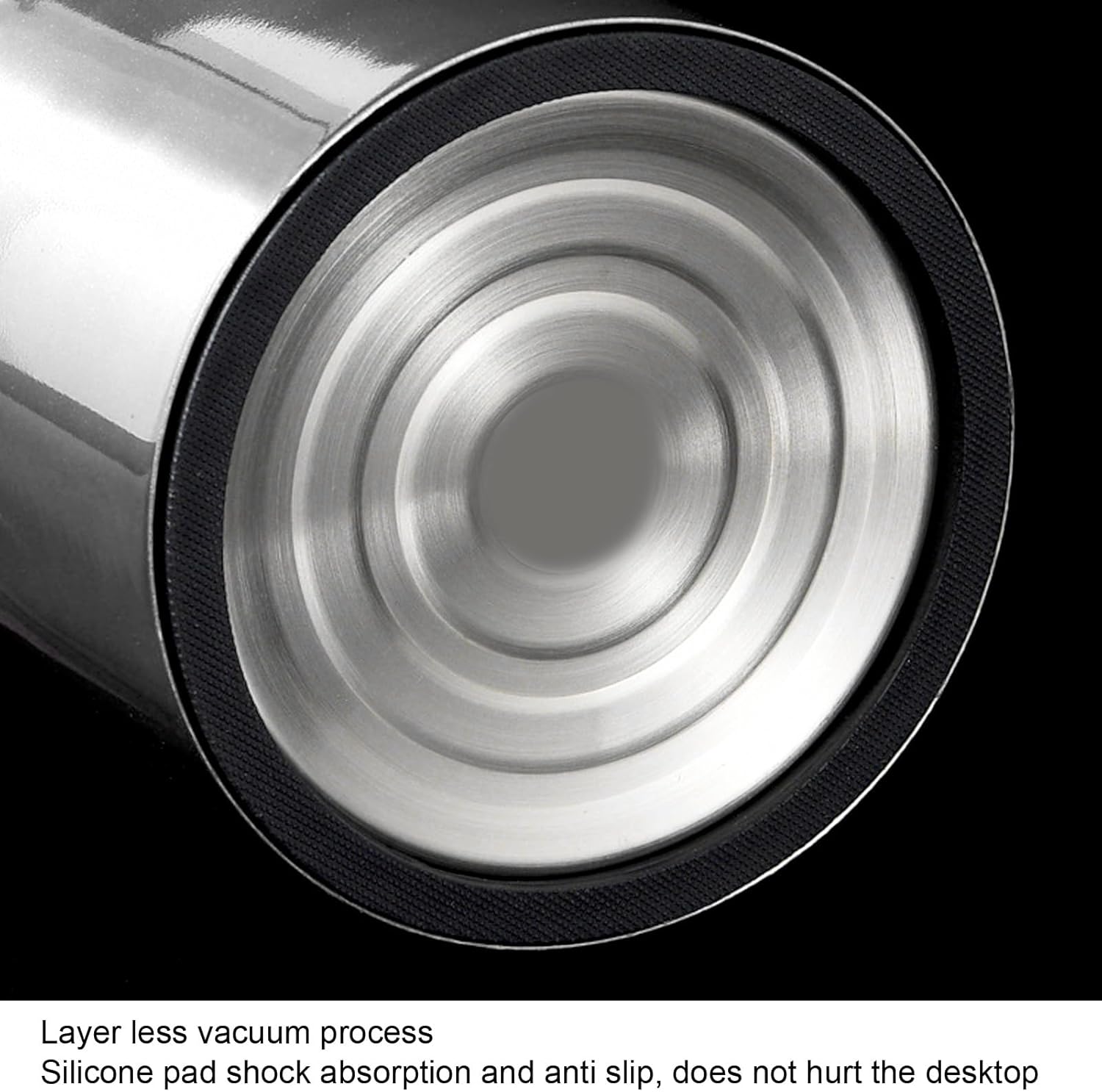 Tomotato 2L Stainless Steel Thermal Carafe - Double Walled Vacuum Insulation - 12 Hour Heat Retention - Hot Water Tea Kettle - Brushed Silver