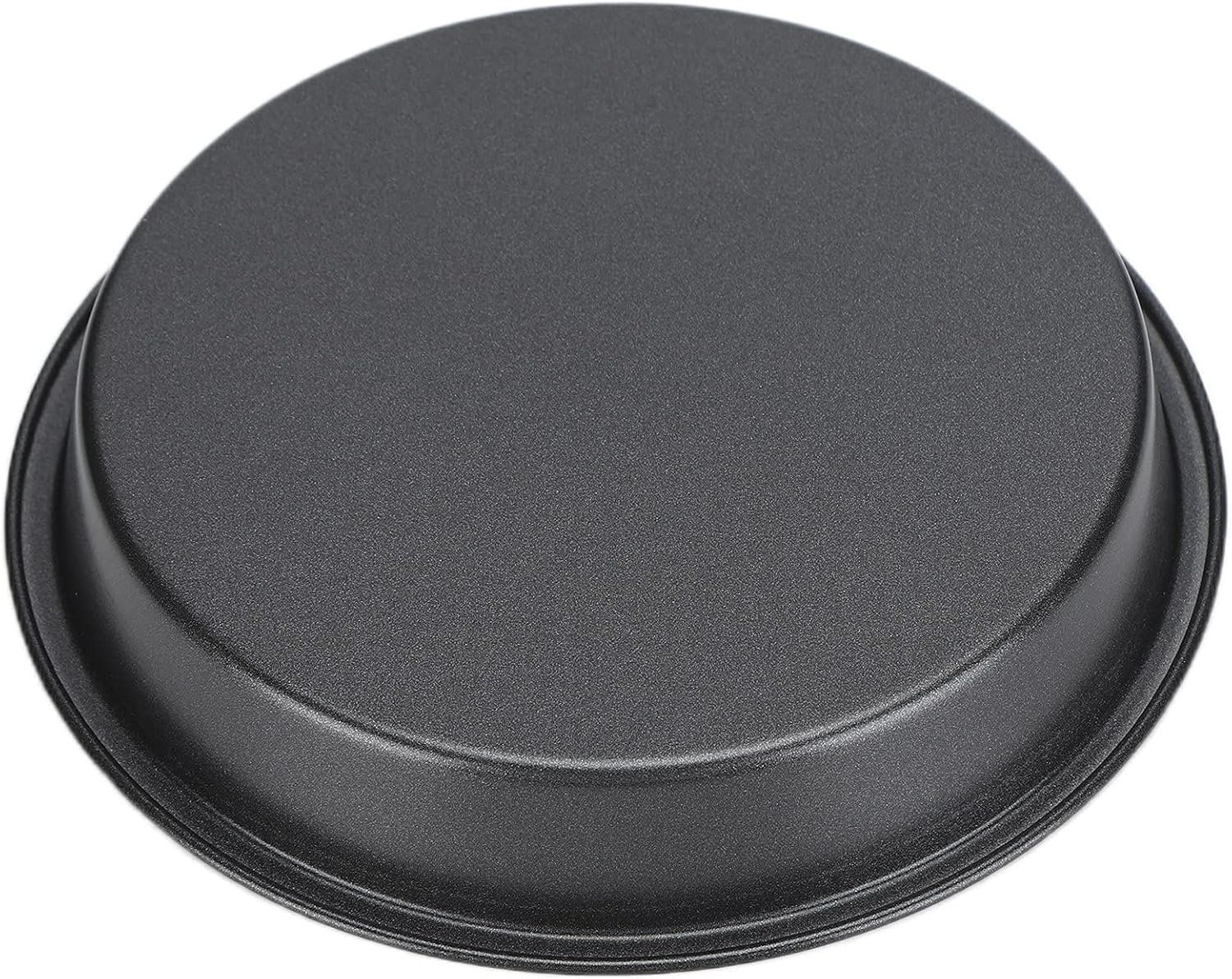 TOPINCN 2-Pack Non Stick Carbon Steel Deep Pizza Pans - 6 Inch Baking Pan Set for Kitchen & Bakery