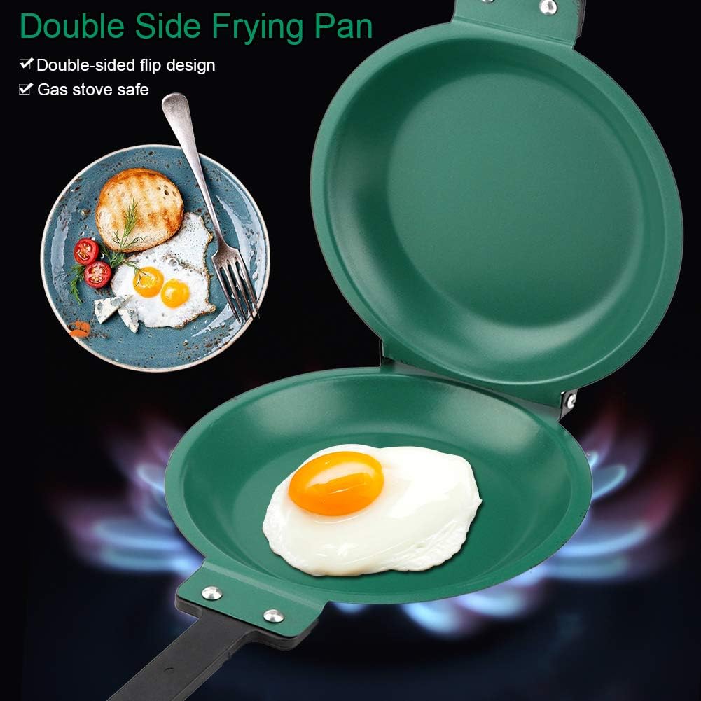 TOPINCN Nonstick Egg Pancake Pan for Gas Stove and Induction Cooktop - Versatile Breakfast Skillet for Eggs, Crepes, and More