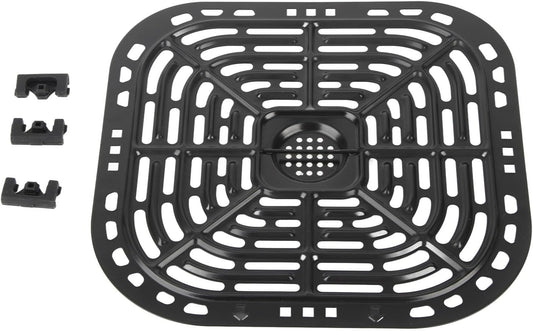 TOPINCN Stainless Steel Air Fryer Grill Crisper Plate - Replacement Tray for Air Fryer (24x23cm)