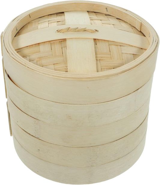 Traditional Chinese Bao Steamer Set - Includes Steam Basket, Egg Steamer, and Cookware for Steamed Buns and Dim Sum