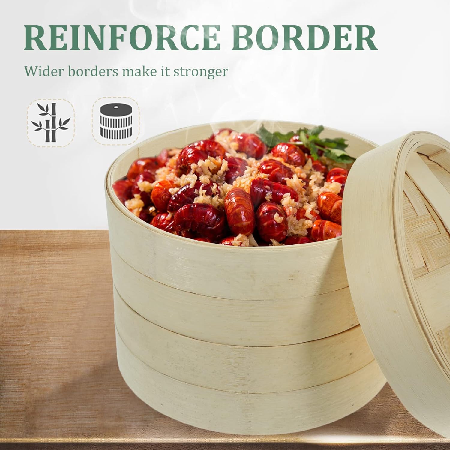 Traditional Chinese Bao Steamer Set - Includes Steam Basket, Egg Steamer, and Cookware for Steamed Buns and Dim Sum