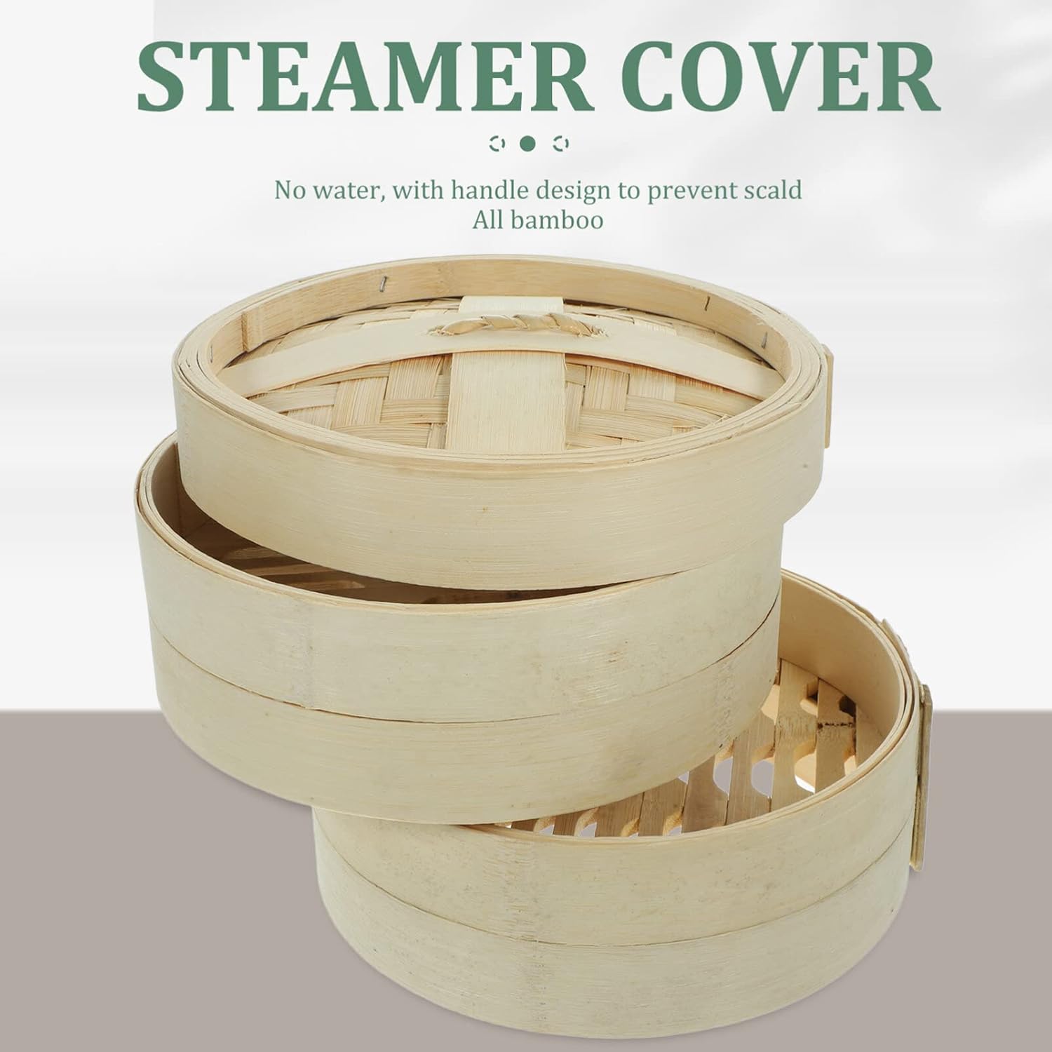 Traditional Chinese Bao Steamer Set - Includes Steam Basket, Egg Steamer, and Cookware for Steamed Buns and Dim Sum