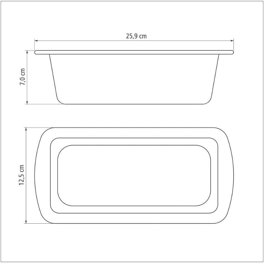 Tramontina 20069/022 Terrine Mold Bread Pan, 8.7 inches, Aluminum, Non-Stick Fluorine Coat, Lightweight