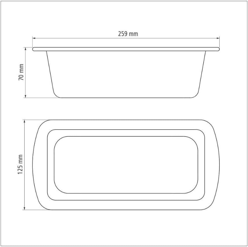 Tramontina 20069/022 Terrine Mold Bread Pan, 8.7 inches, Aluminum, Non-Stick Fluorine Coat, Lightweight