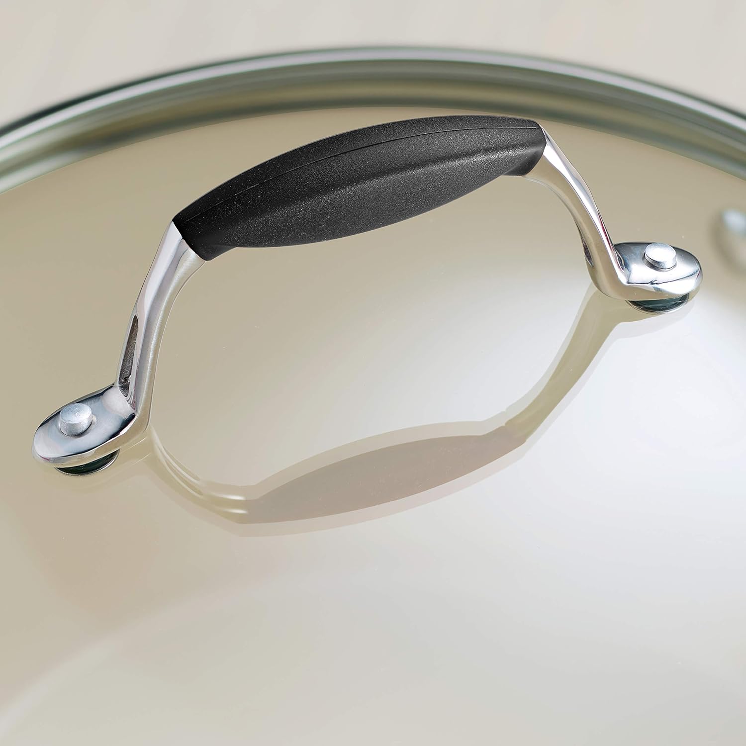 Tramontina Gourmet 11-inch Ceramic Deep Skillet with Lid, Non-Stick Frying Pan, Metallic Black, Made in Italy