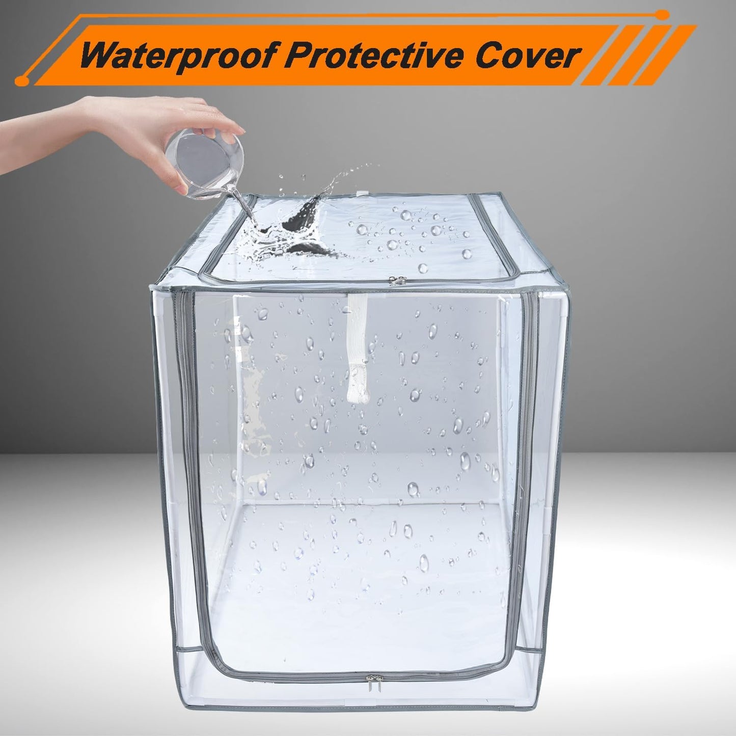 Transparent Waterproof Fireproof Enclosure for Creality Ender 3D Printer Series - NUENSS-ROR Protective Cover for Ender 3, V2, V3, KE, and SE