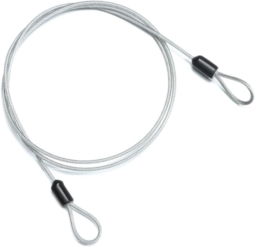 Travel Luggage Security Cable Lock Set - 2PCS 100CM Braided Steel Wire Rope with Double Loop by Andy's Orchids