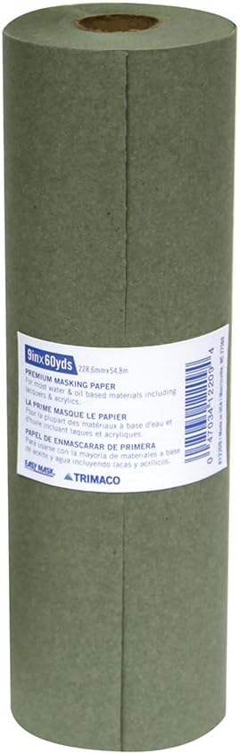 Trimaco Green Premium Masking Paper Roll - 9" x 60 Yards
