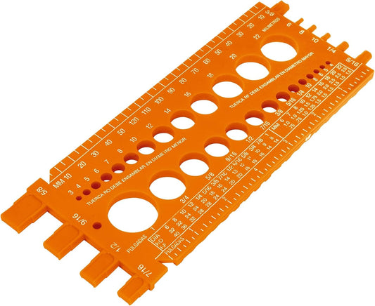 TRUPER REGLA-22 Bolt Sizing Tool for Accurate Measurements and Easy Sizing