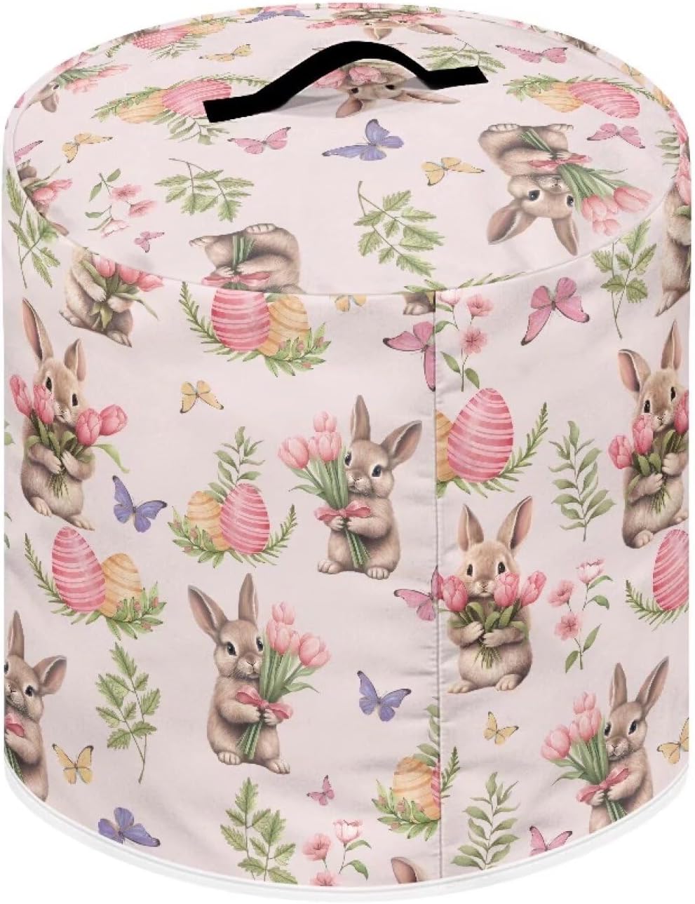 Tulips Floral Bunny Print Dust Cover for 3 Quart Instant Pot and Accessories