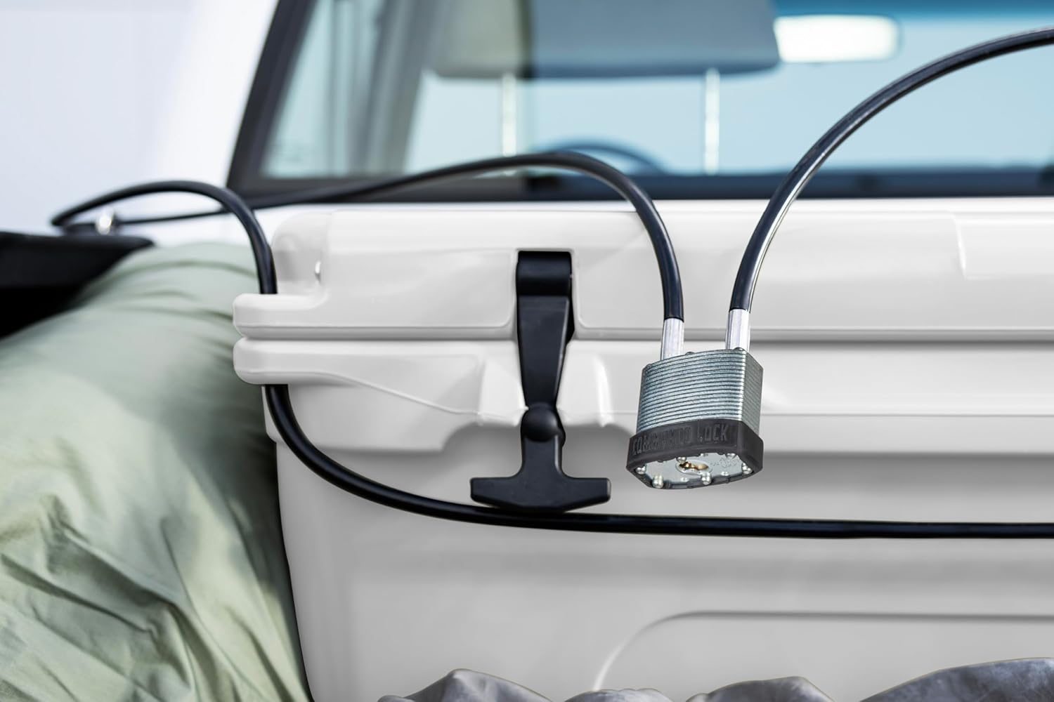 Ultimate Outdoor Security Bundle: Two 8 ft Steel Cable Locks & Padlocks - Keyed Alike for Versatile Protection