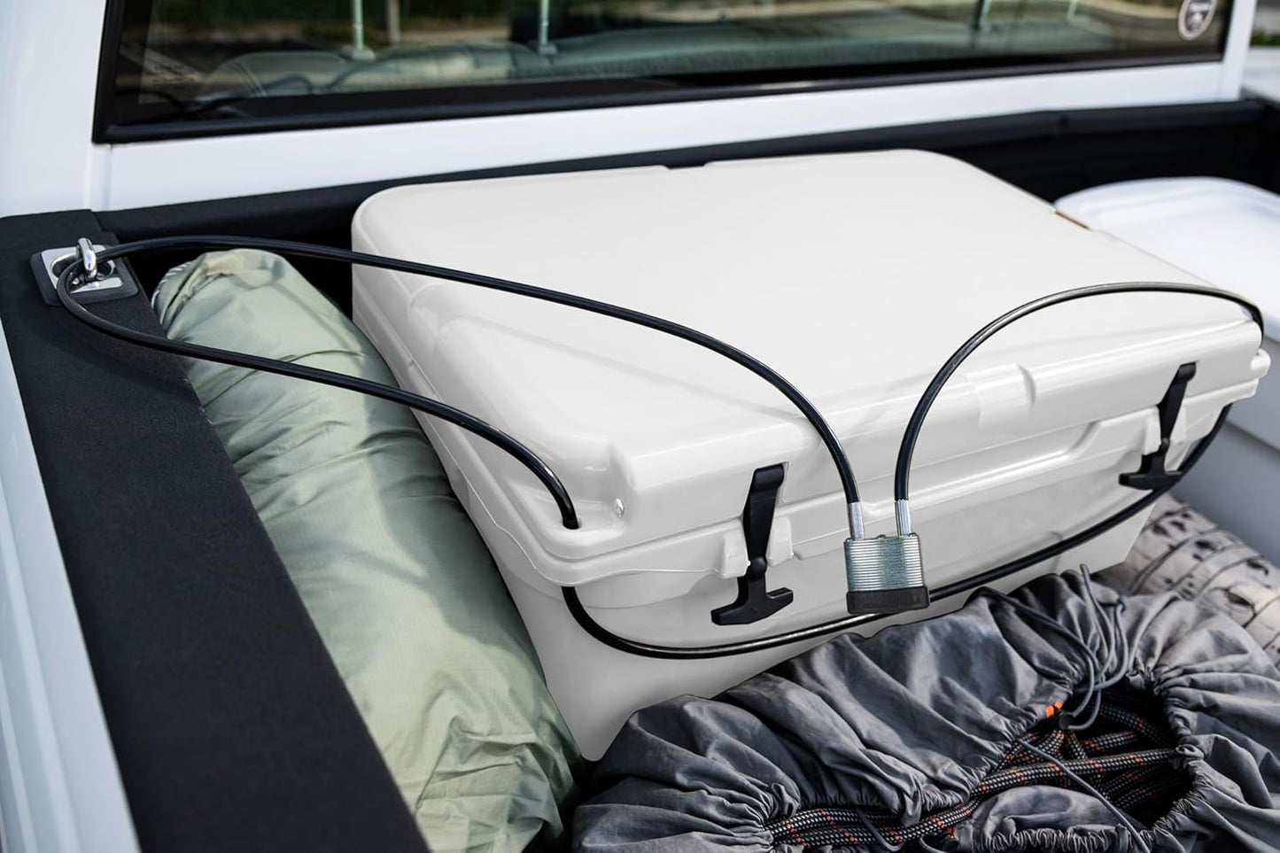 Ultimate Outdoor Security Bundle: Two 8 ft Steel Cable Locks & Padlocks - Keyed Alike for Versatile Protection