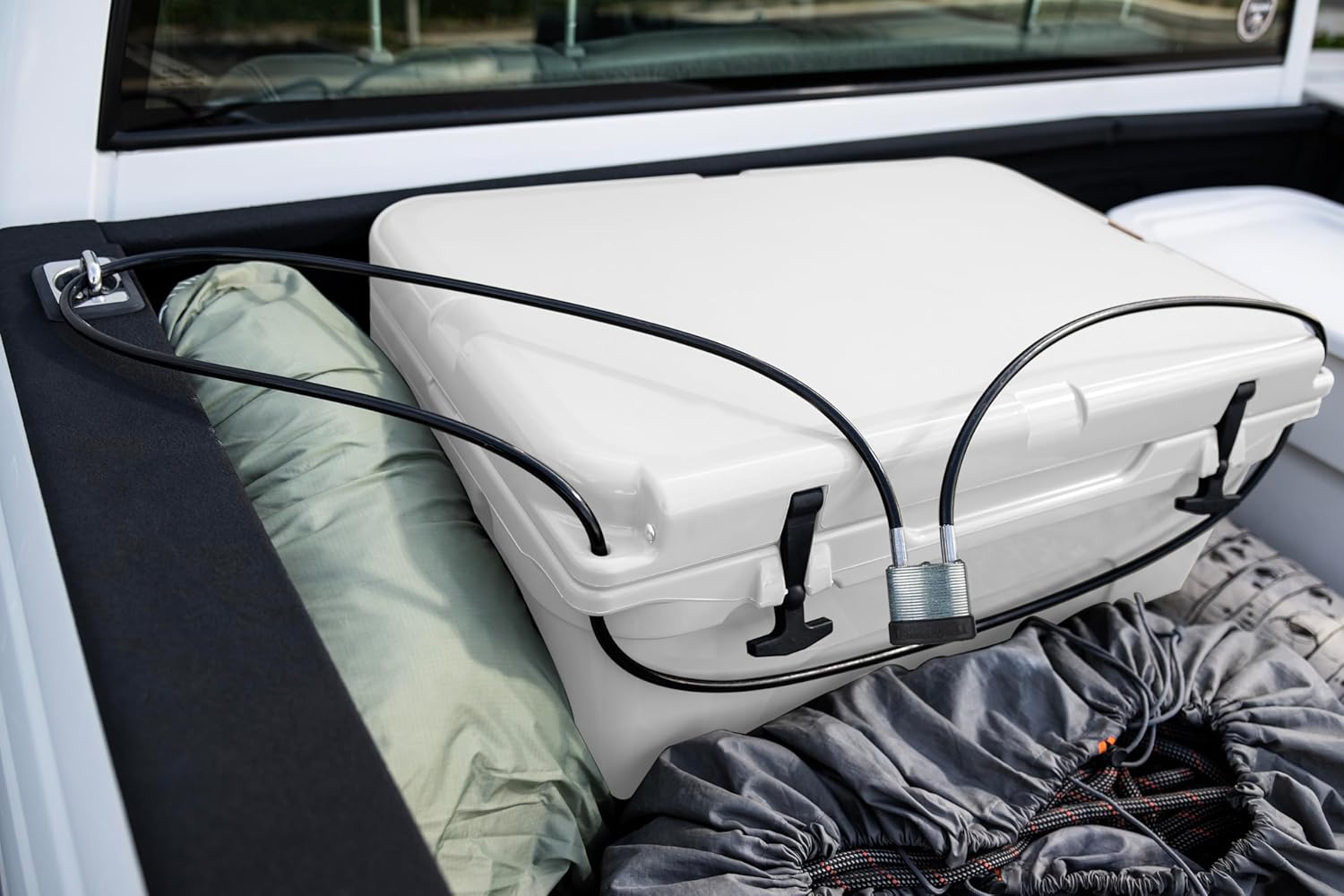 Ultimate Outdoor Security Bundle: Two 8 ft Steel Cable Locks & Padlocks - Keyed Alike for Versatile Protection