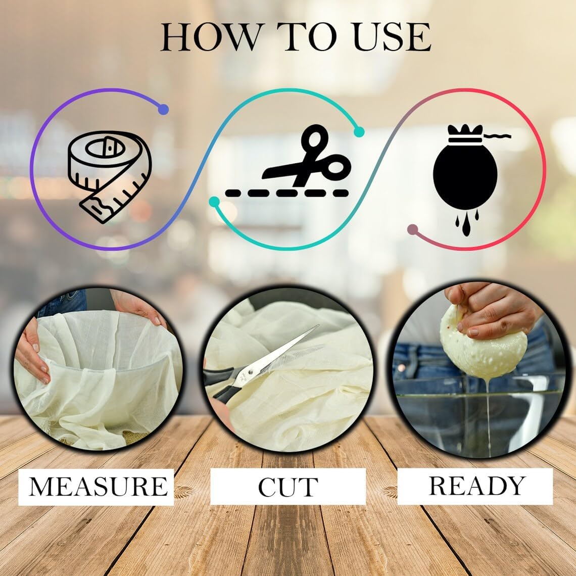 Ultra Fine Grade 100 Cheesecloth Bulk - 180 Sq Feet, Reusable 100% Unbleached Cotton Muslin Fabric - Ideal for Cooking, Straining, and Crafts