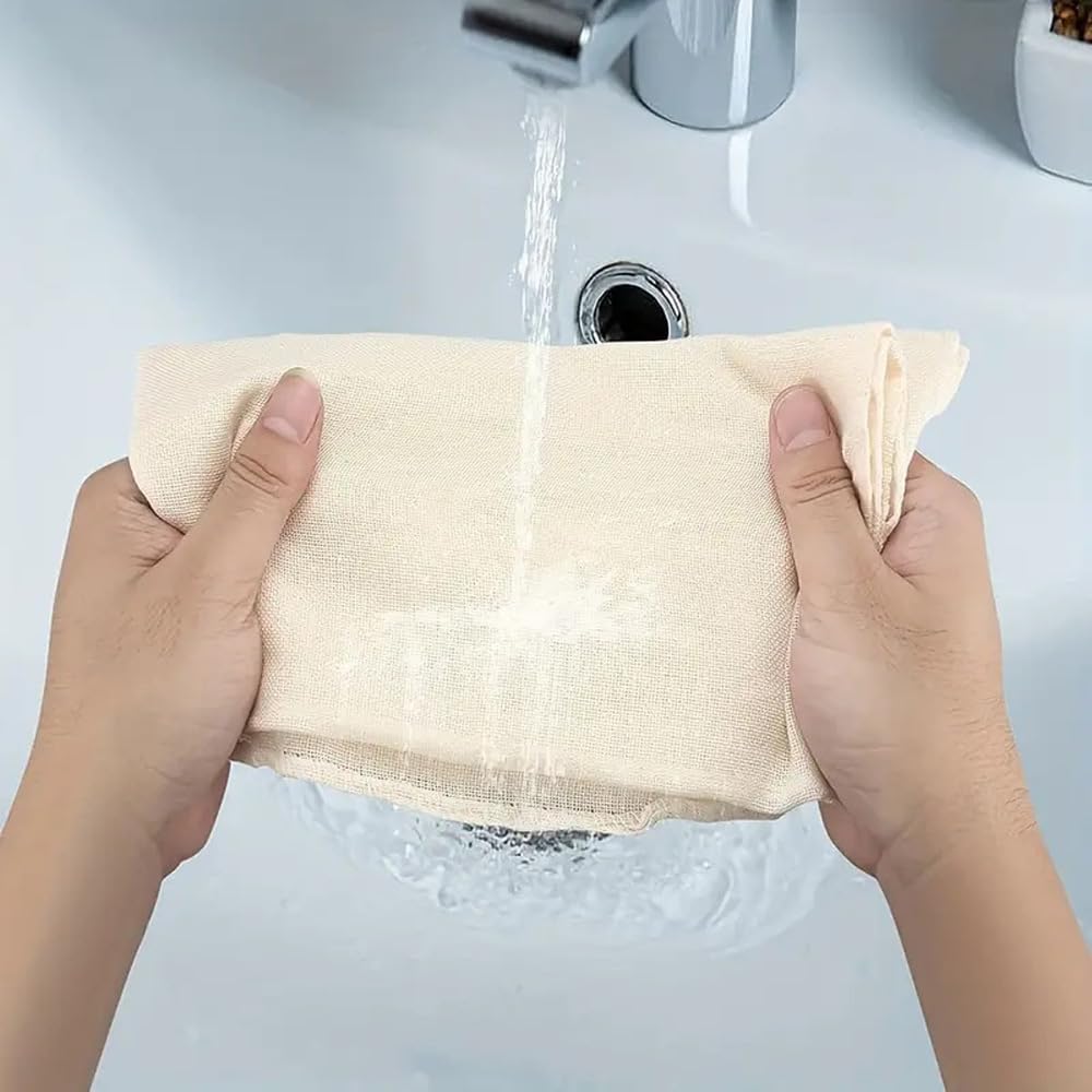 Ultra Fine Grade 100 Cheesecloth Bulk - 180 Sq Feet, Reusable 100% Unbleached Cotton Muslin Fabric - Ideal for Cooking, Straining, and Crafts