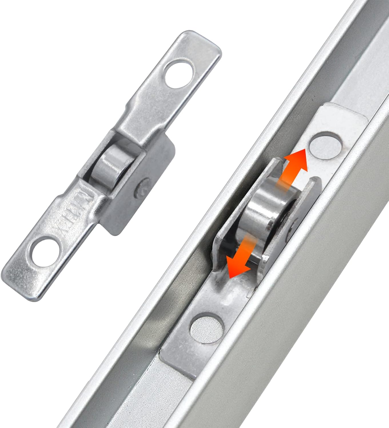 Universal 3/8 inch Push-Pull Sliding Window Roller Metal Wheels - 12 Pack - Ideal for Windows, Cabinets, Doors - DIY Work