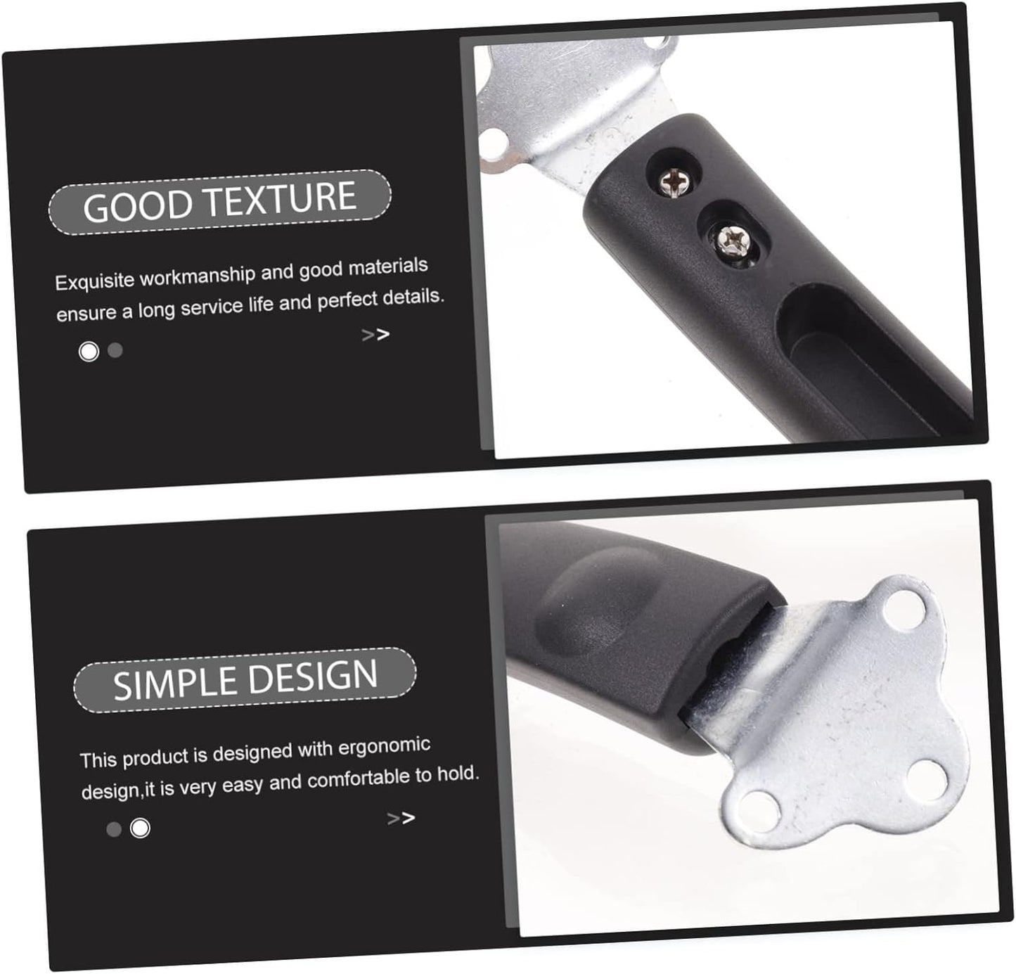 Universal Bakelite Scald Pot Handle Replacement for Cookware - Set of 2, Compatible with Non Stick Pots and Saucepans - Kitchen Accessory