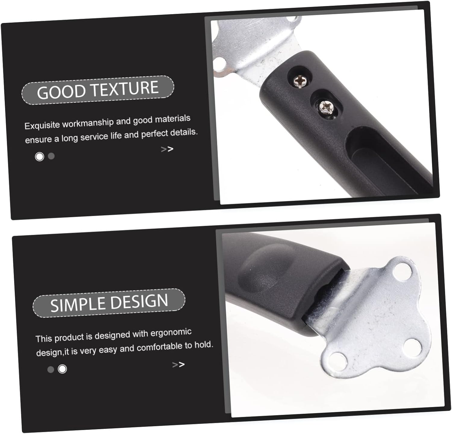 Universal Bakelite Scald Pot Handle Replacement for Cookware - Set of 2, Compatible with Non Stick Pots and Saucepans - Kitchen Accessory