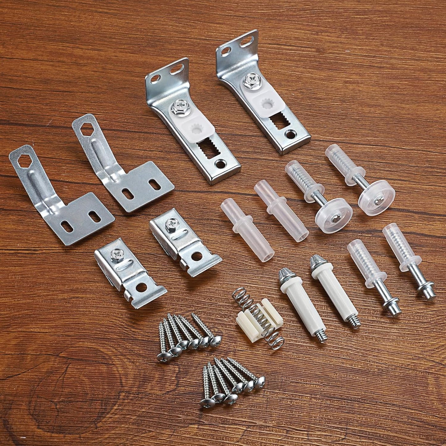 Universal Bifold Sliding Closet Door Hardware Repair Kit - 2 Pack - Replacement Parts and Accessories