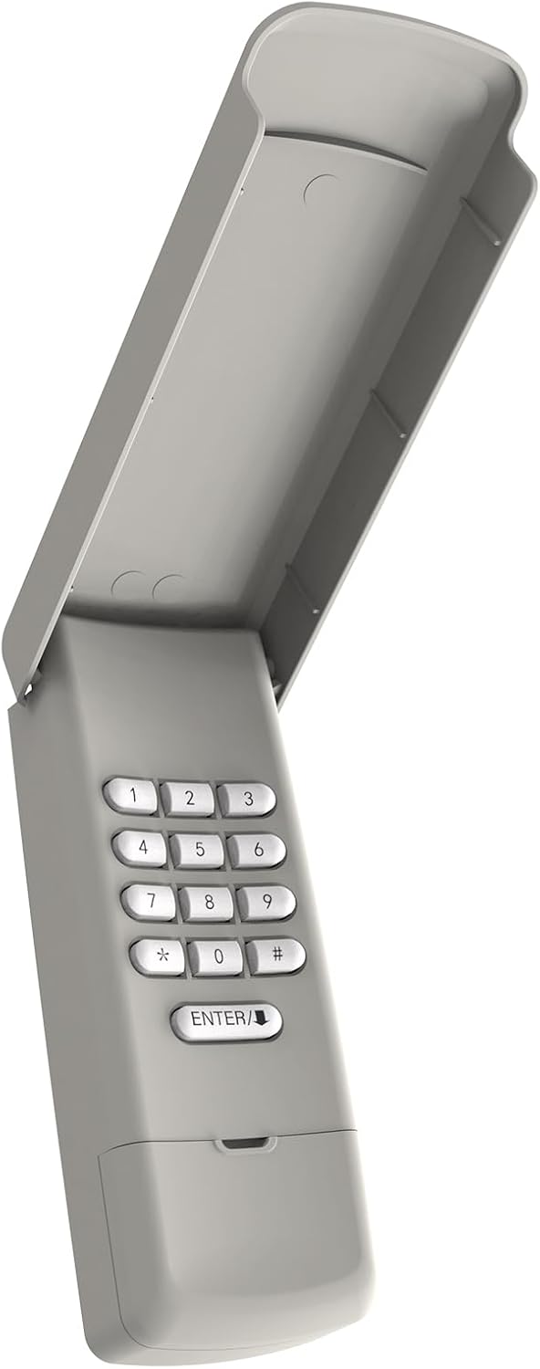 Universal Garage Door Opener Keypad for LiftMaster Chamberlain Craftsman Genie Linear Wayne Dalton Overhead Door - Compatible with 5 Learn Button & Dip Switch - Lpyec