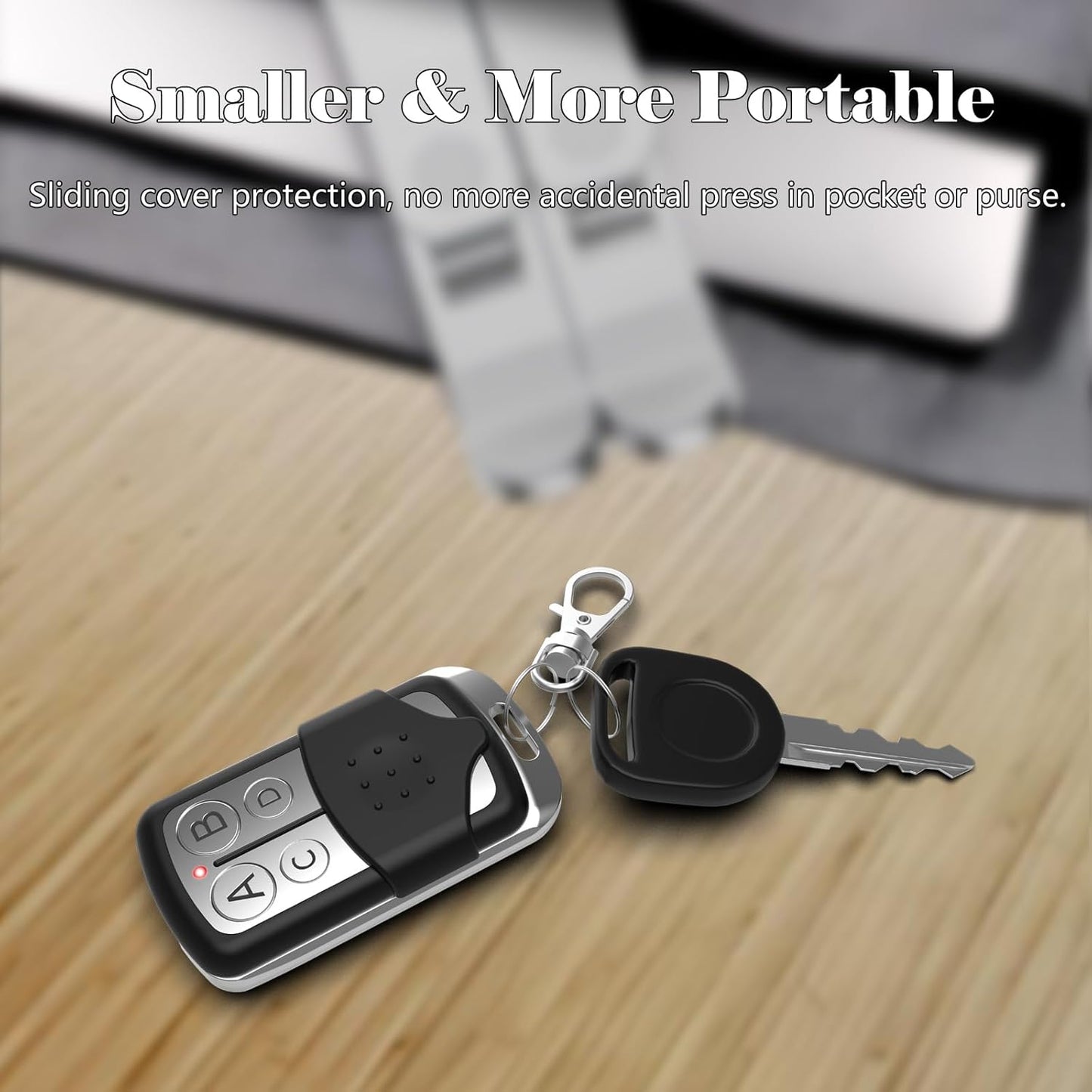 Universal Garage Door Opener Remote Keychain for Chamberlain LiftMaster Craftsman Models 371LM 373LM 971LM 973LM